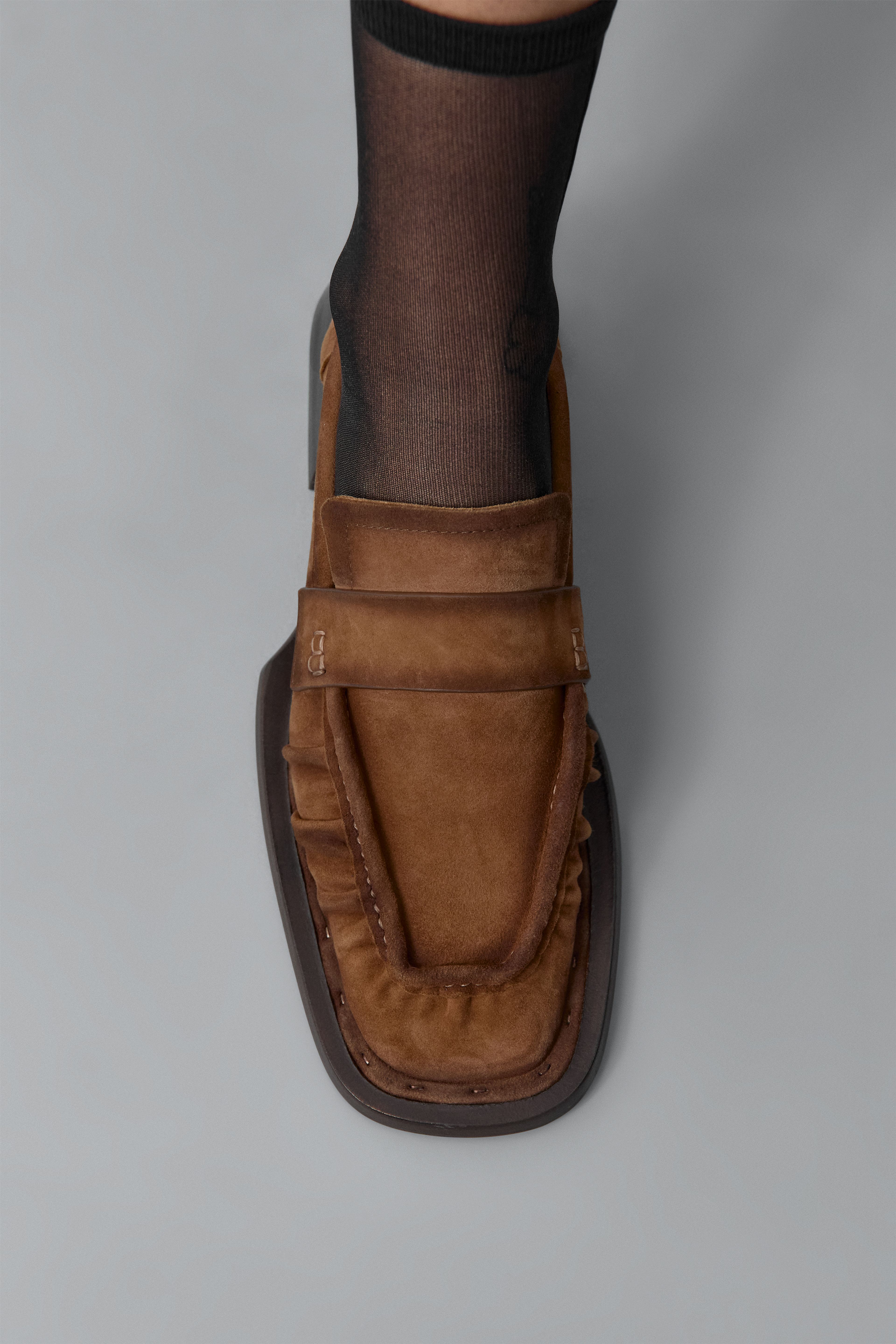 Airi Suede Honey Loafers | Miista | Designed & Handmade in Europe