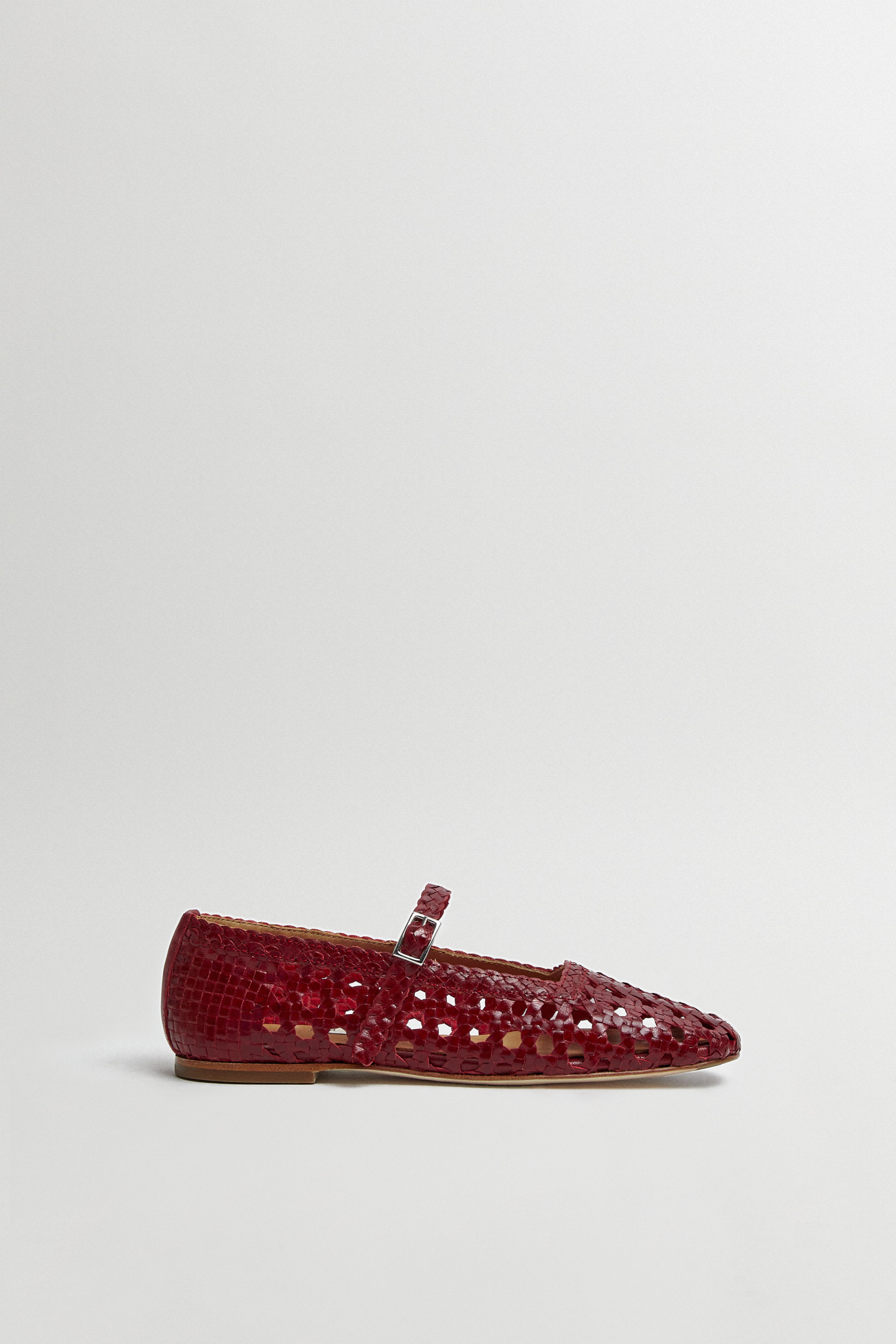 Yeida Dark Red Ballerinas | Designed & Handmade in Europe