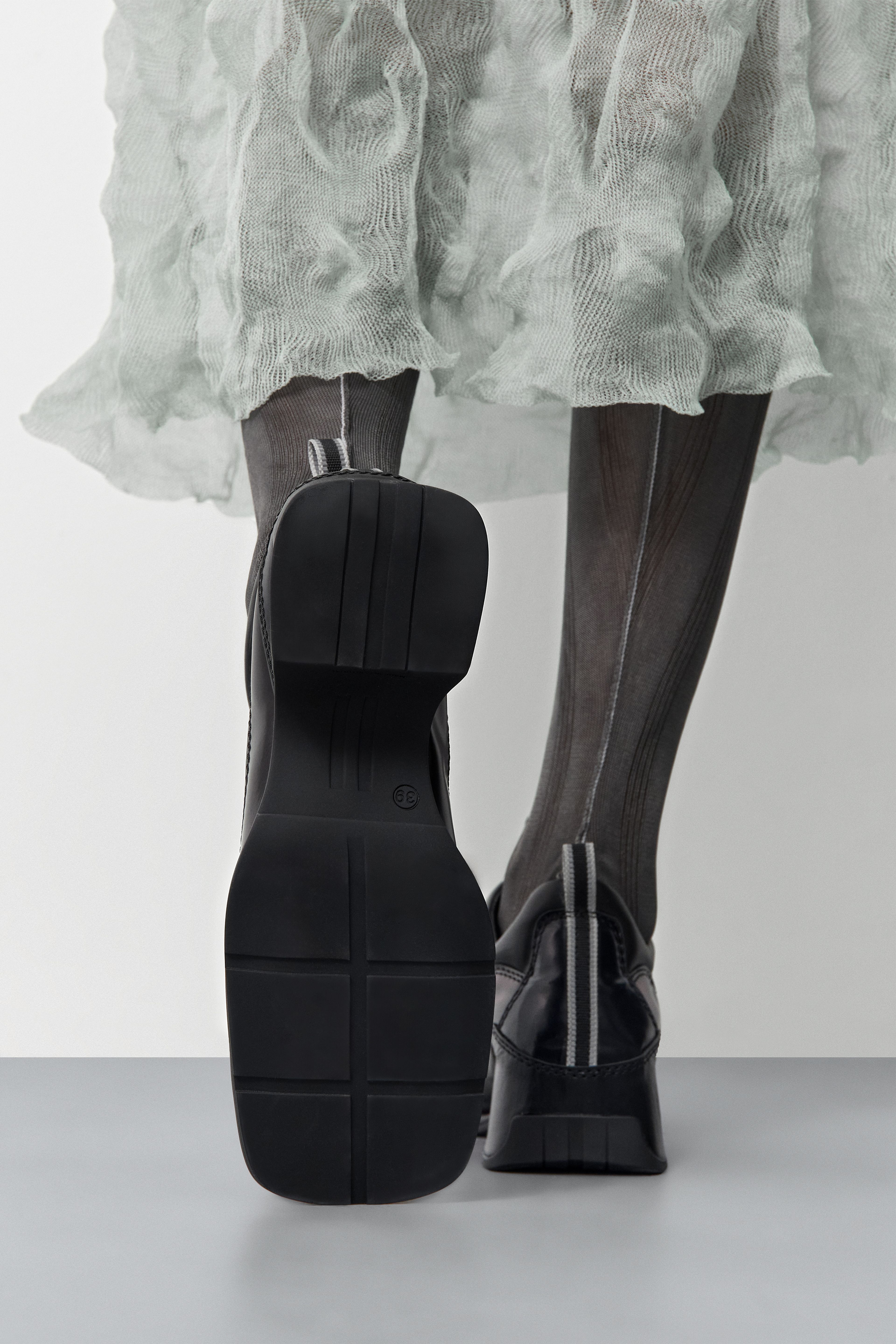 Shila Black Heeled Burgundy Brush Off Sneaker | Miista | Designed & Handmade in Europe