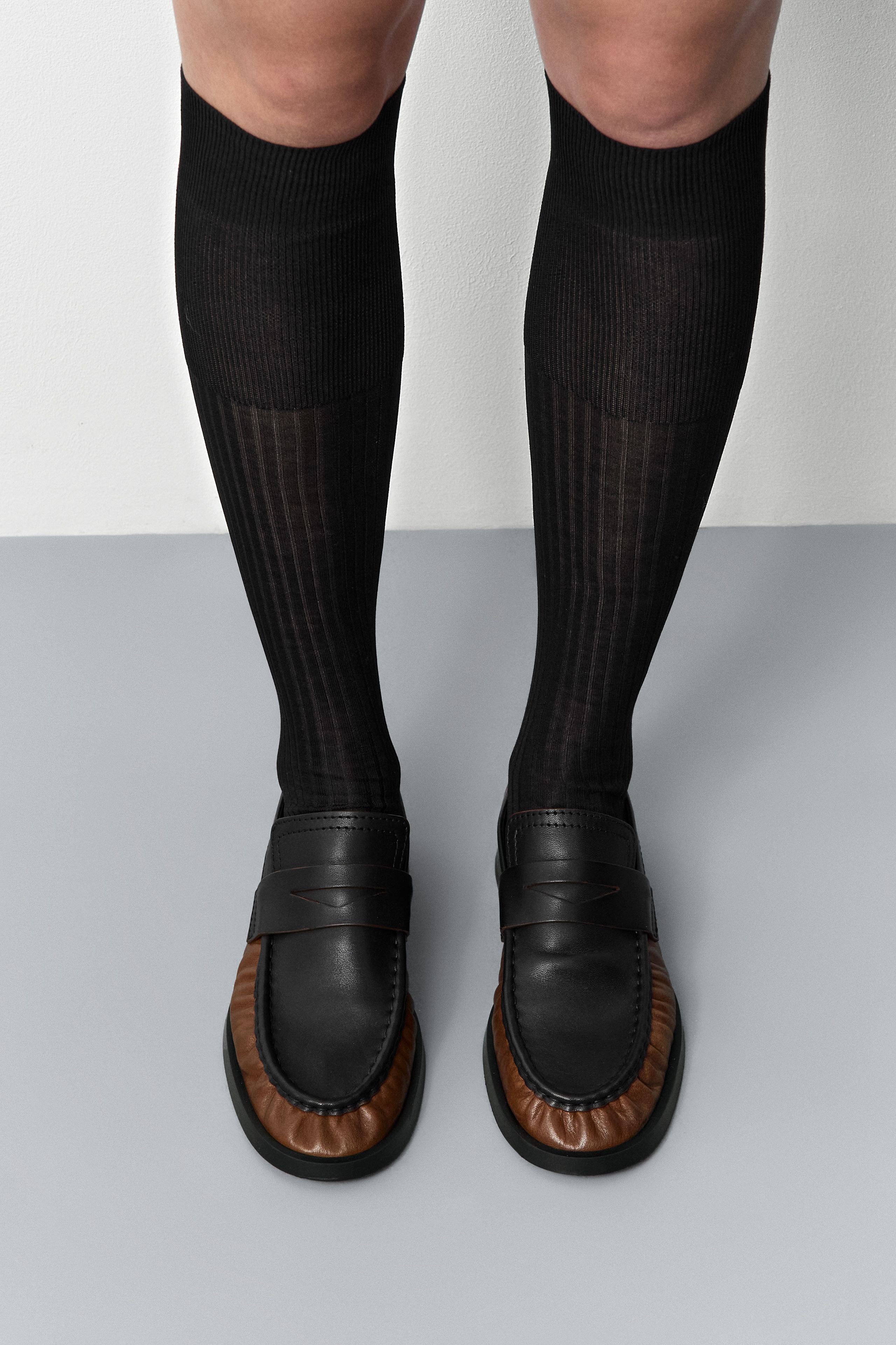 Zita Loafers - Tan Black Leather | Miista