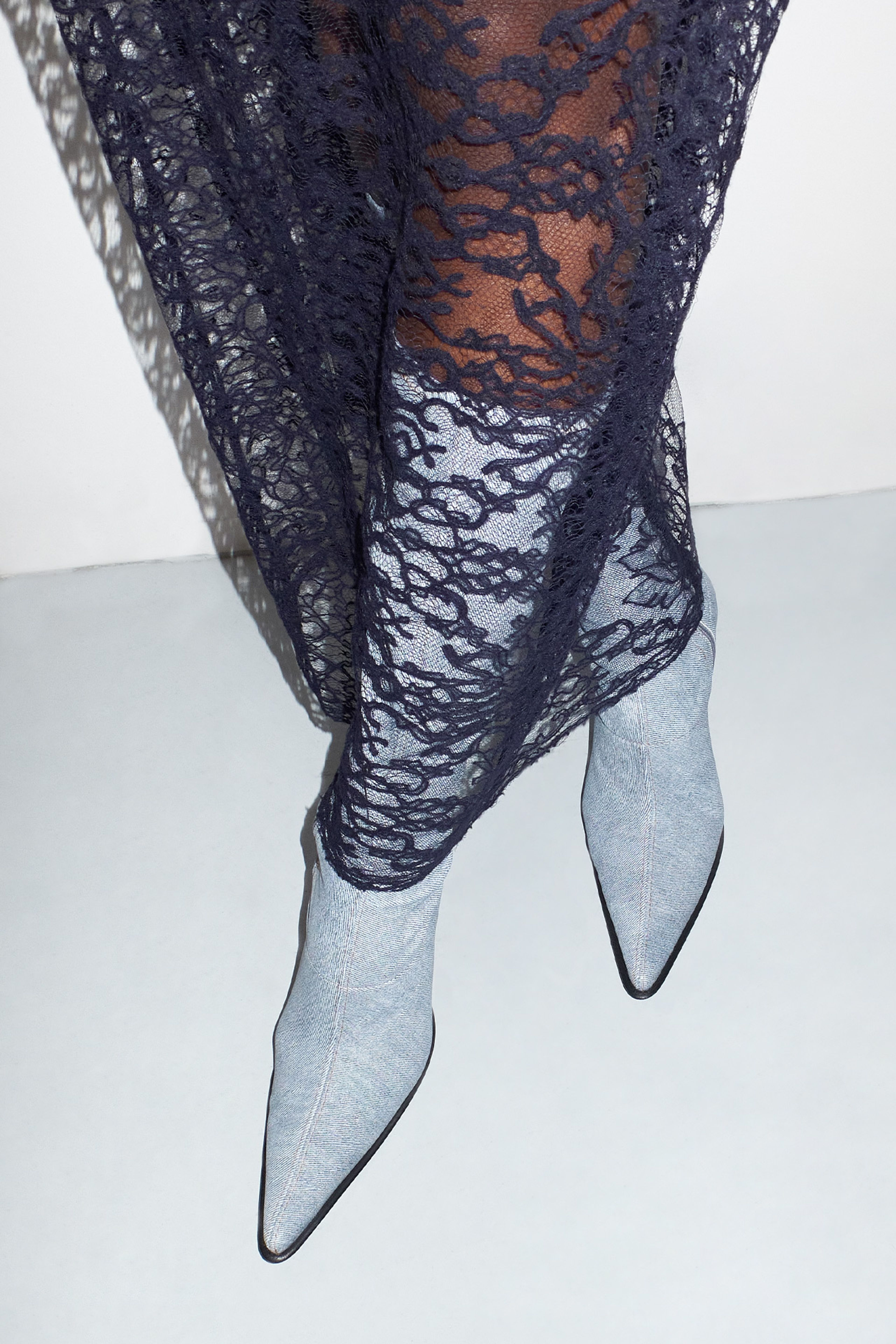 Carlita Denim Tall Boots | Miista Europe | Made in Spain