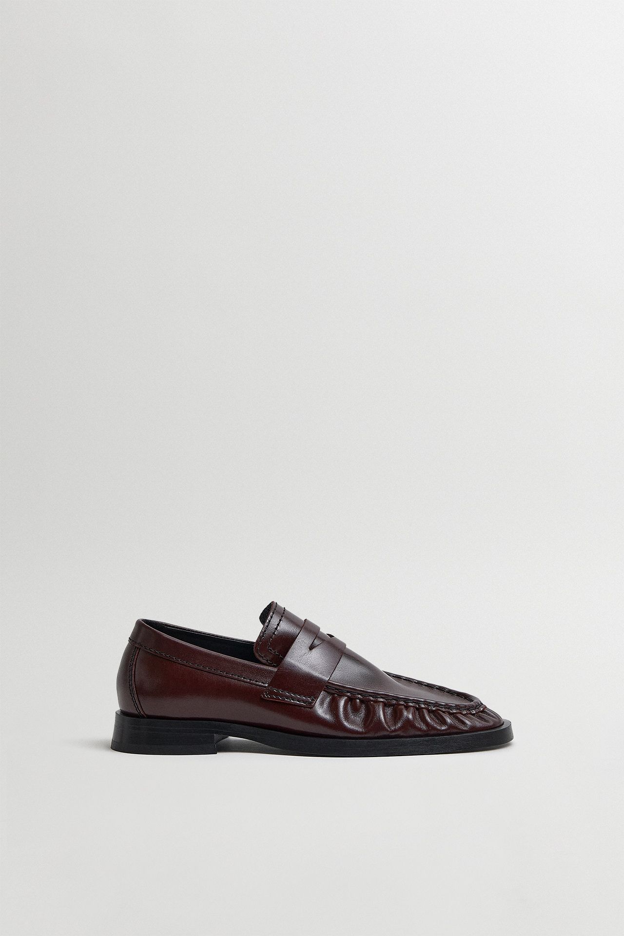Zita Burgundy Moccasin Loafers | Miista | Designed & Handmade in Europe