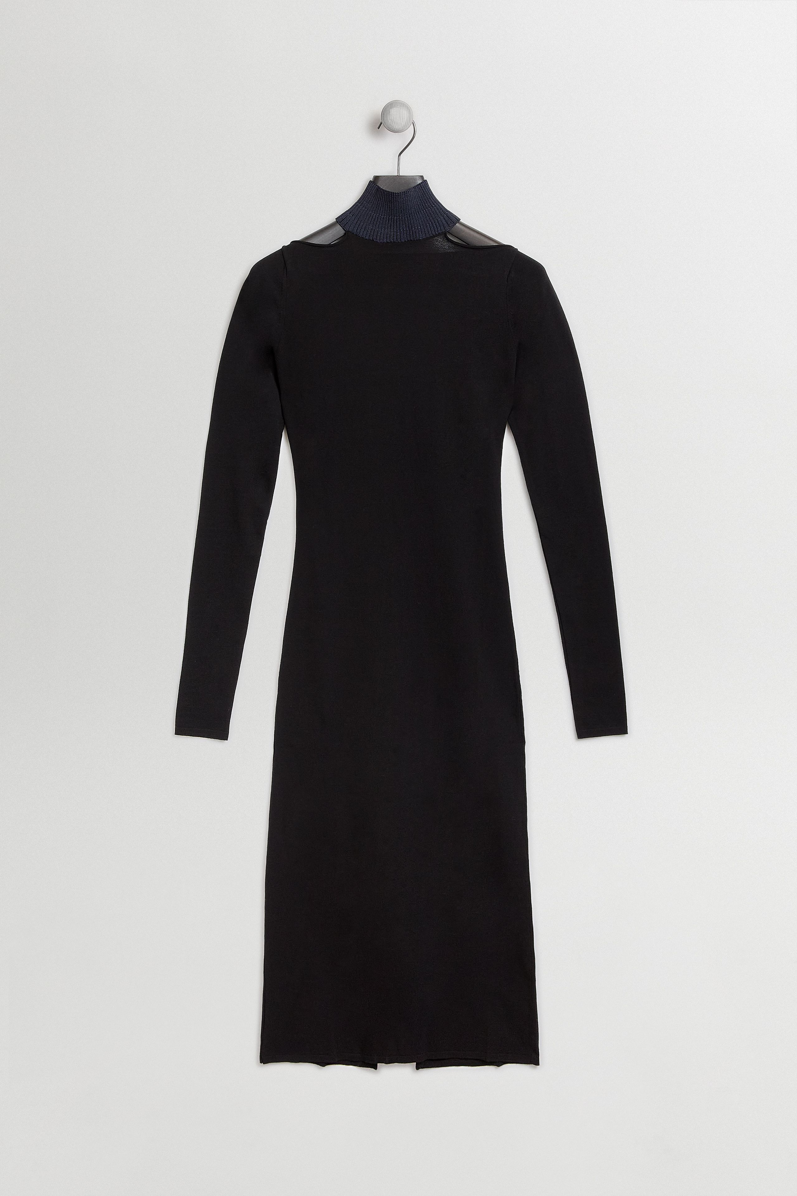 marina black dress - Extra Fine Merino Knit quality materials like viscose Pastel Formal Dresses cute short prom dress Color:Blue Green