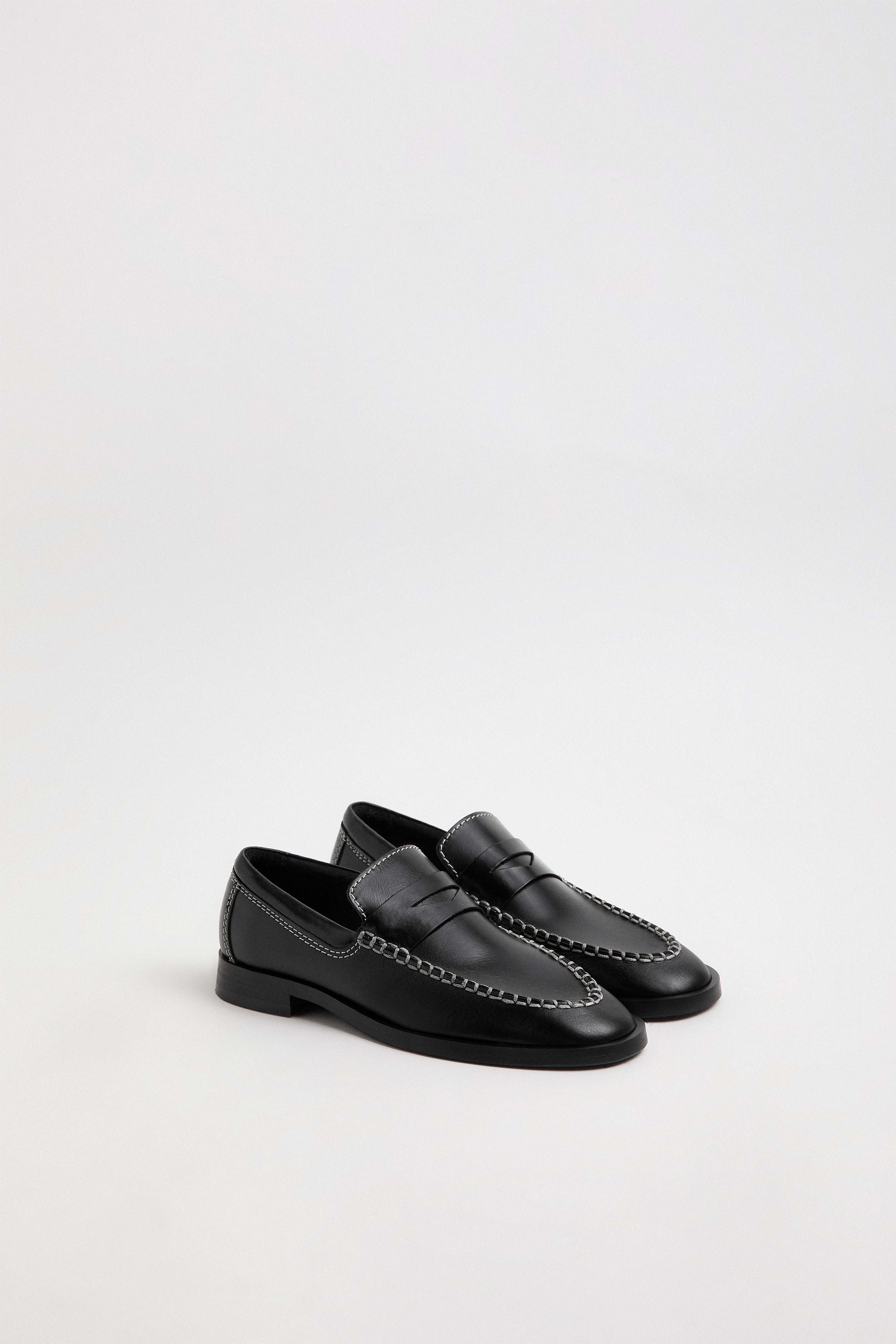 Lucan Black Penny Loafers | Miista | Designed & Handmade in Europe
