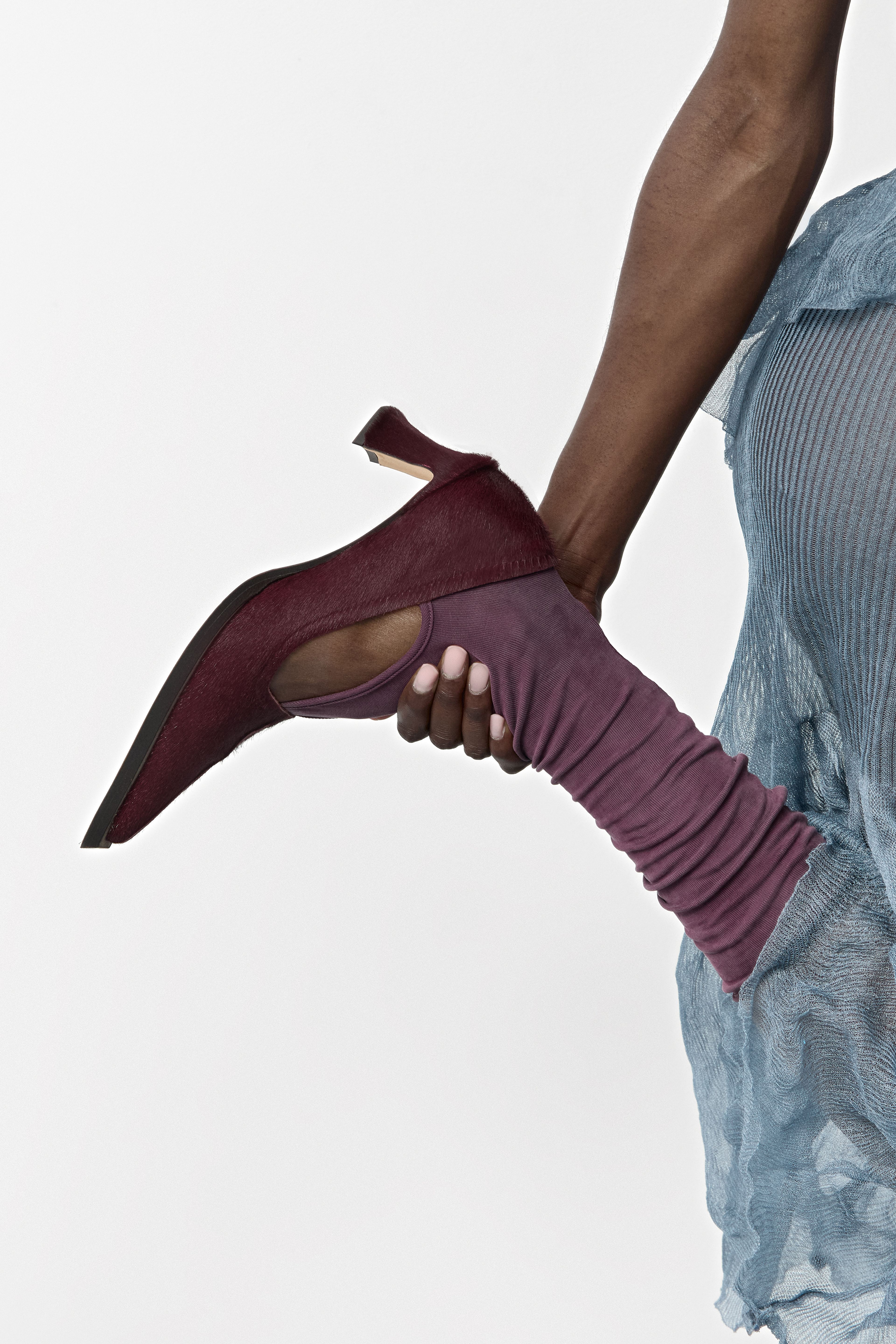 Radha Burgundy Pony Courts | Miista | Designed & Handmade in Europe
