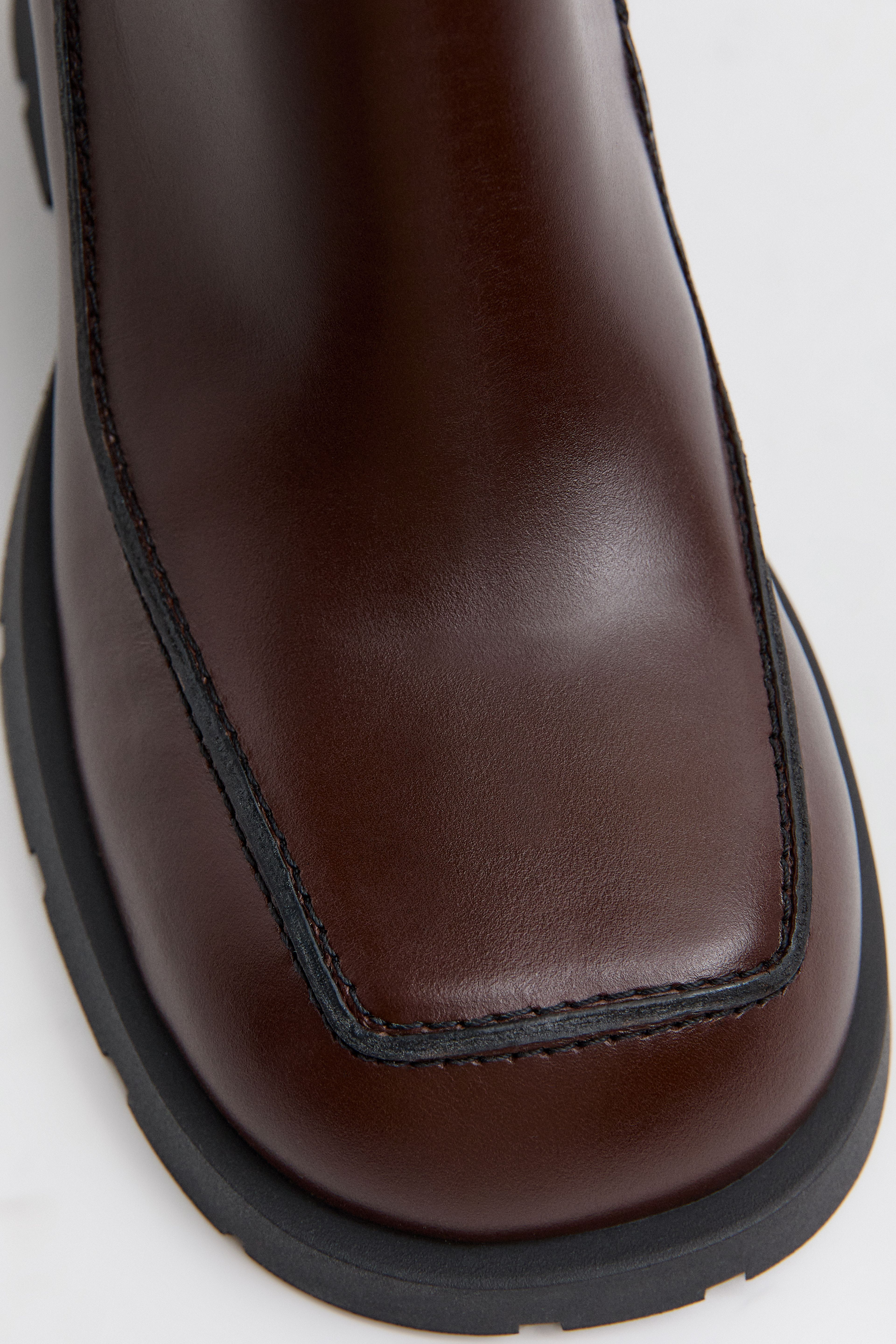 Cleo Boots - Brown Black Leather | Miista | Designed & Handmade in Europe