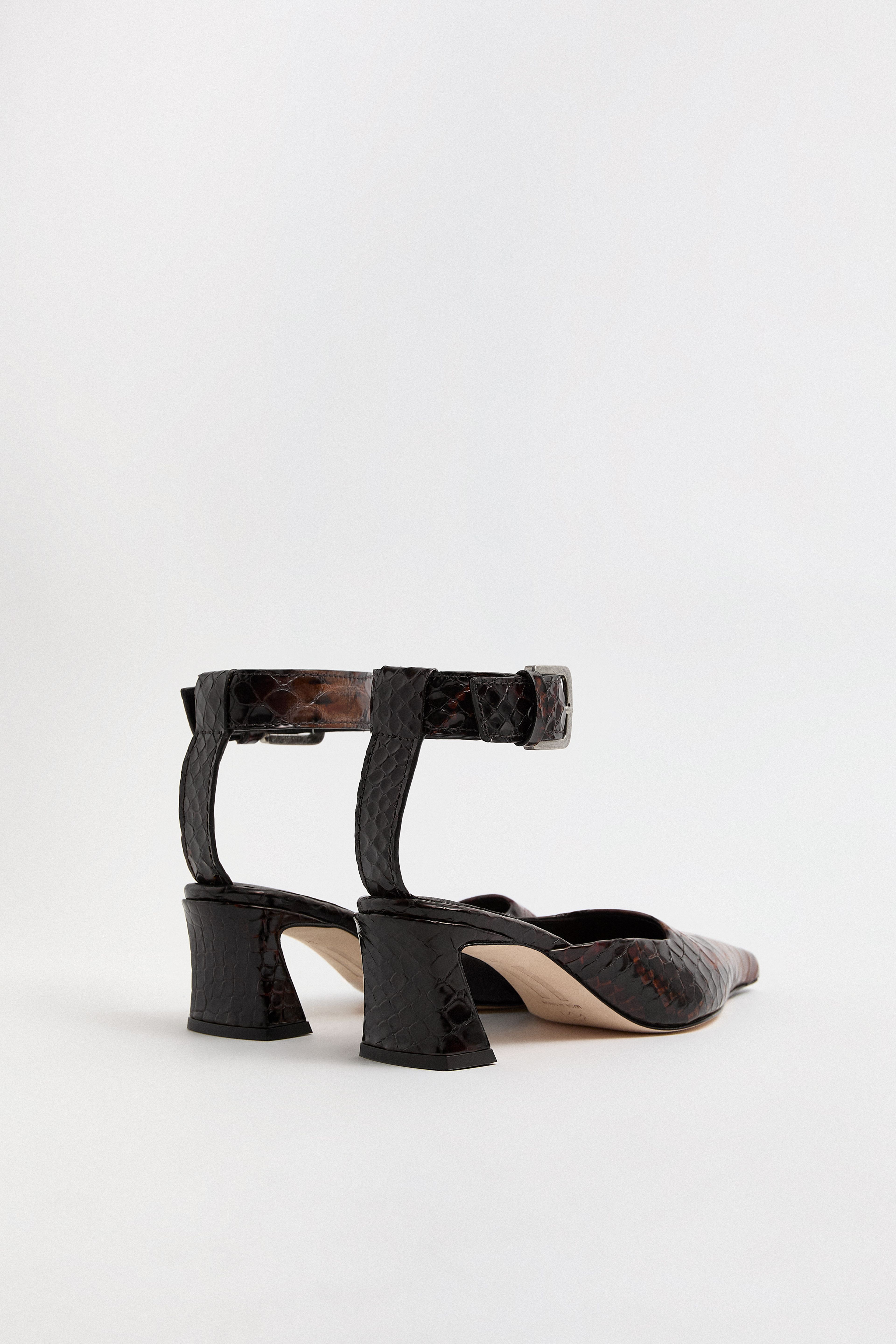 Qori Courts - Tan Snake Embossed Leather | Miista | Designed & Handmade in Europe