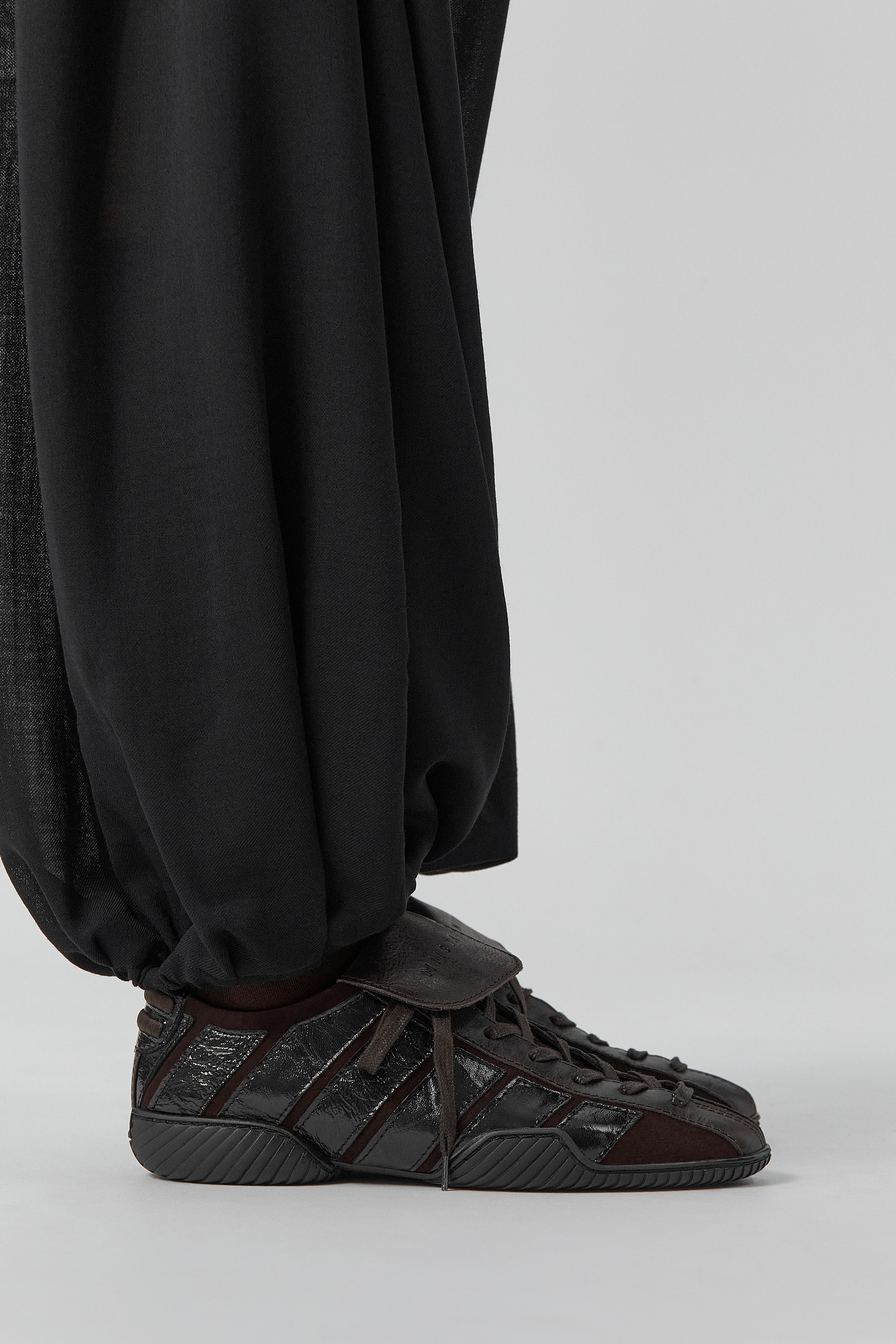 Nikoletta Sneakers - Dark Brown Suede Leather | Miista | Designed & Handmade in Europe