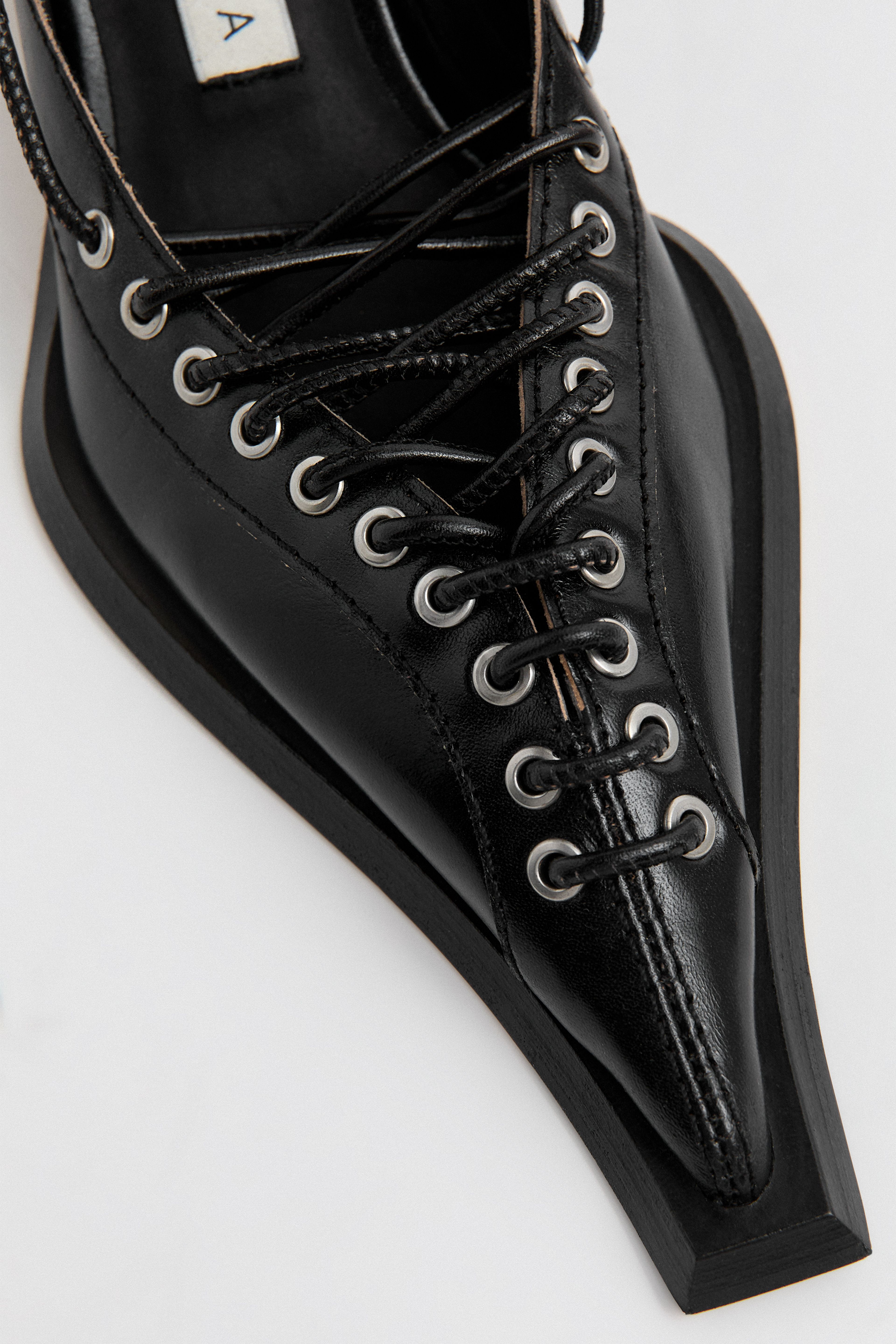 Elika Lace Black Courts | Miista | Designed & Handmade in Europe