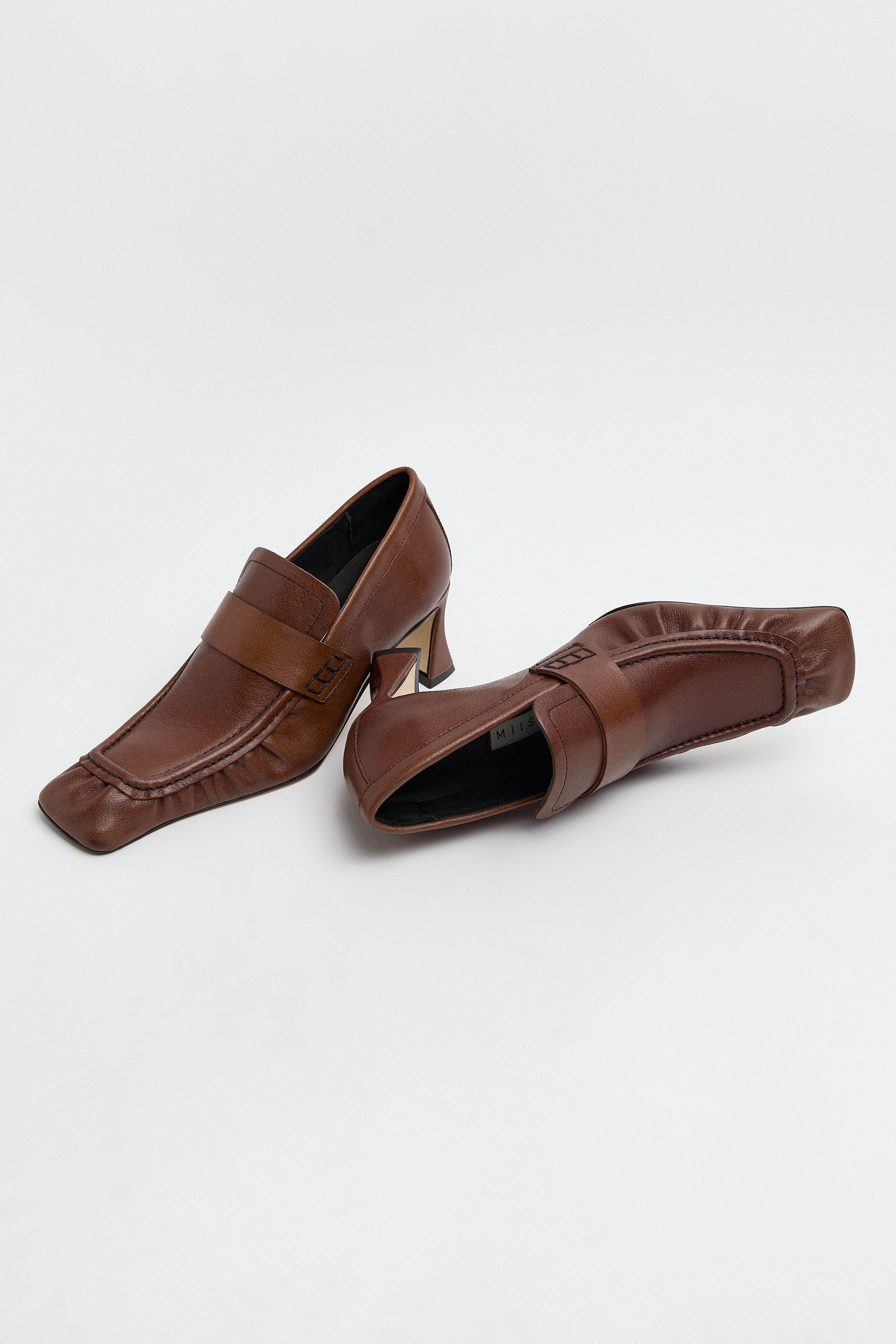 Angele Courts - Tan Black Leather | Miista | Designed & Handmade in Europe
