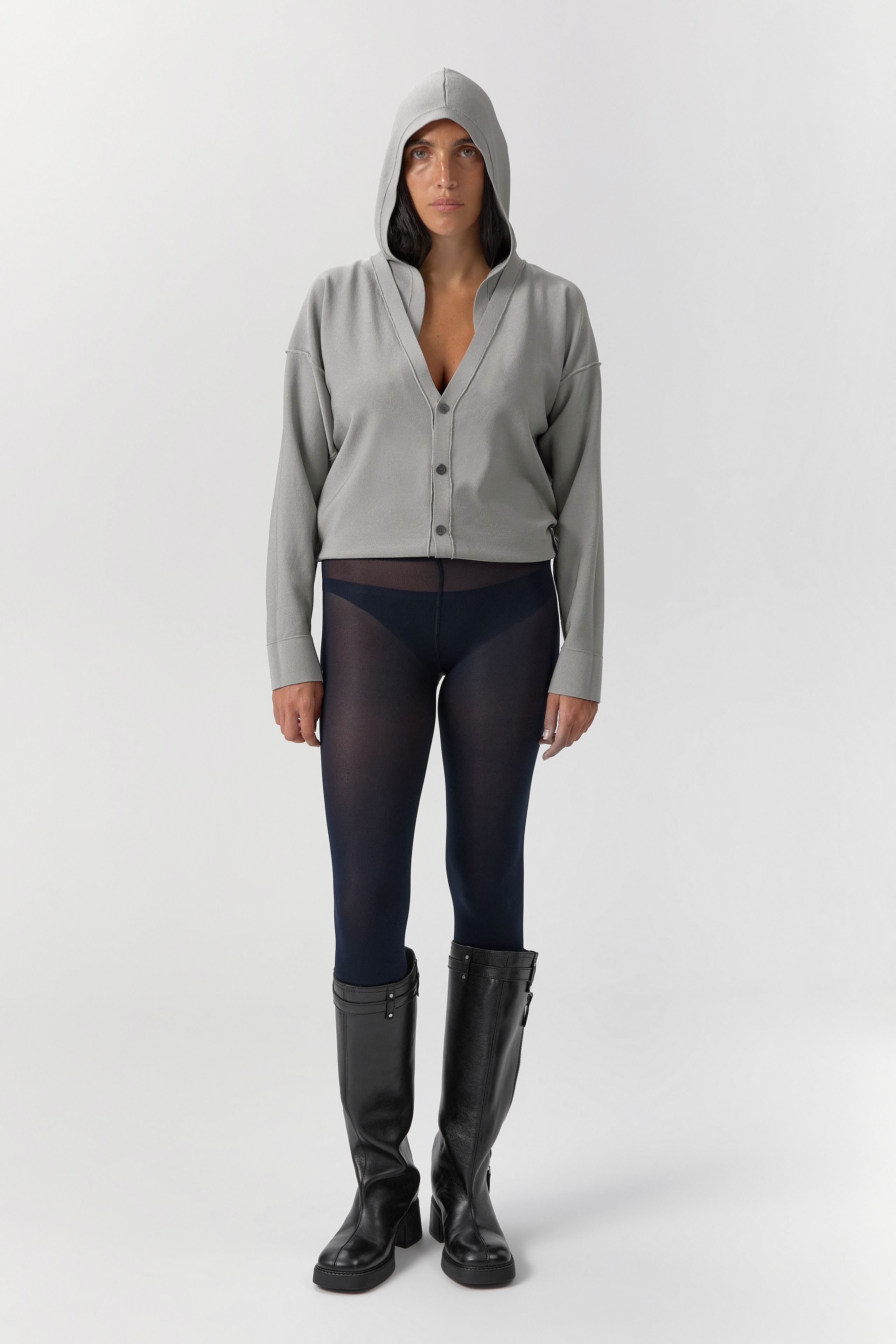 Ville Dress - Grey Viscose Knit | Miista | Designed & Handmade in Europe