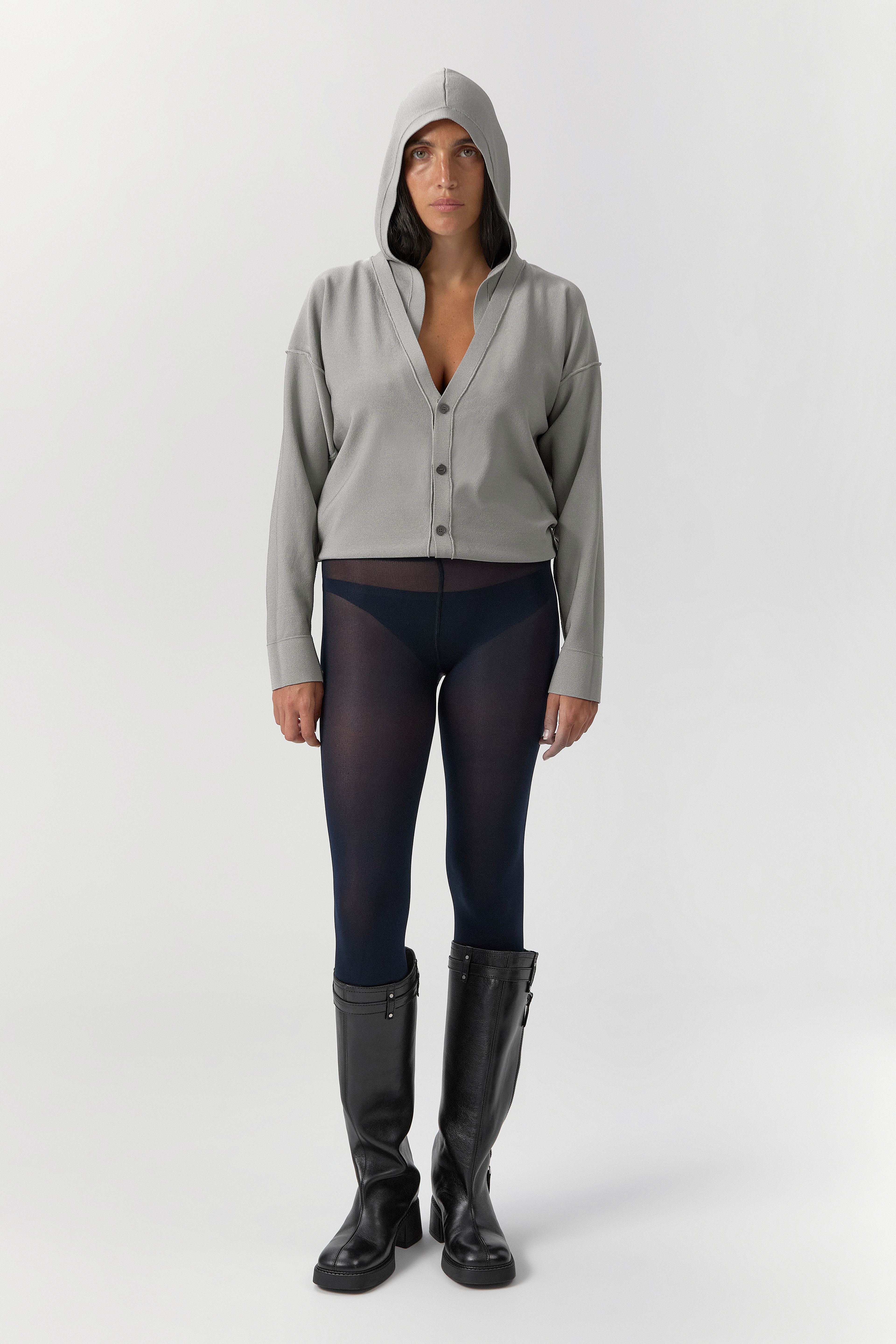 Ville Dress - Grey Viscose Knit | Miista | Designed & Handmade in Europe