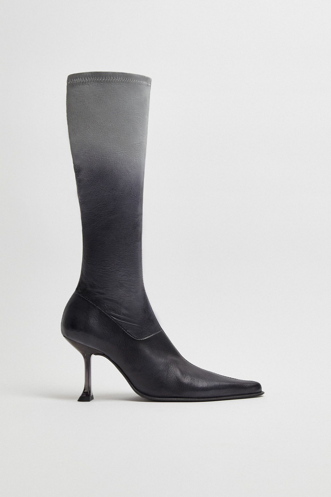 【関税込み】Miista グリーン＆ブラック Carlita ロングブーツ Carlita Grey Tall Boots | Miista