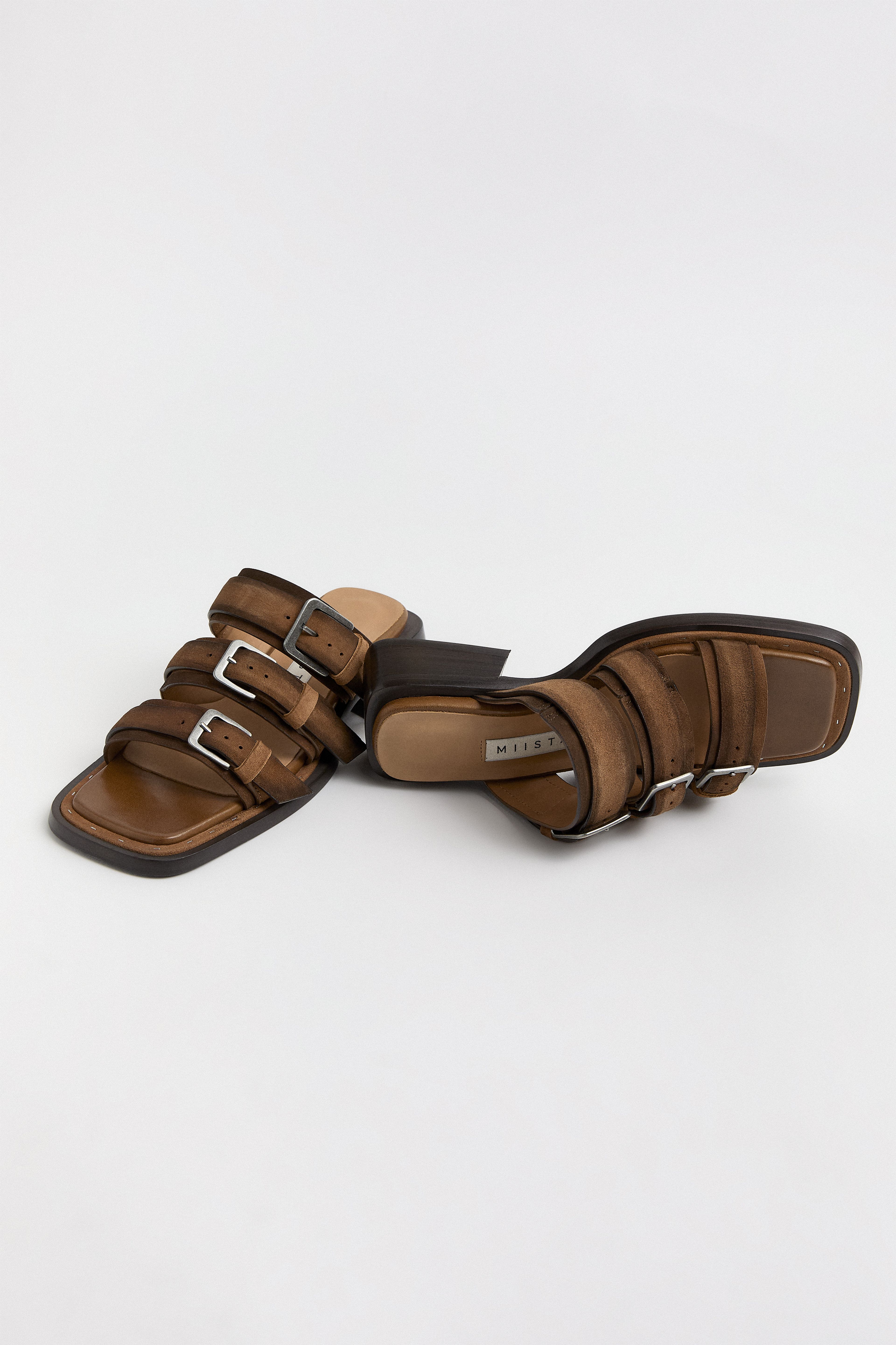 Lordette Honey Buckled Sandals | Miista | Designed & Handmade in Europe