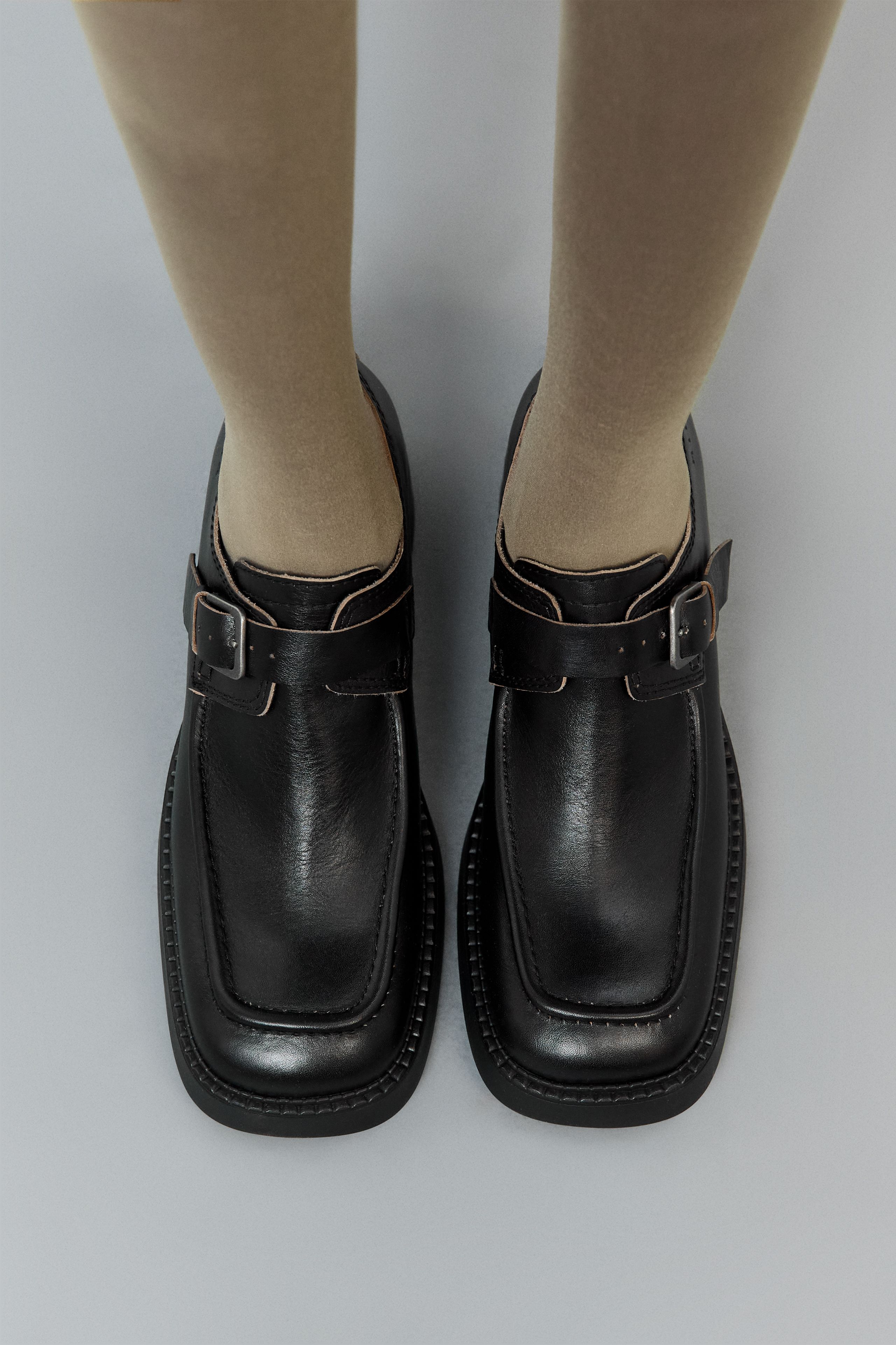 Giesela Black Buckled Brogues | Miista | Designed & Handmade in Europe