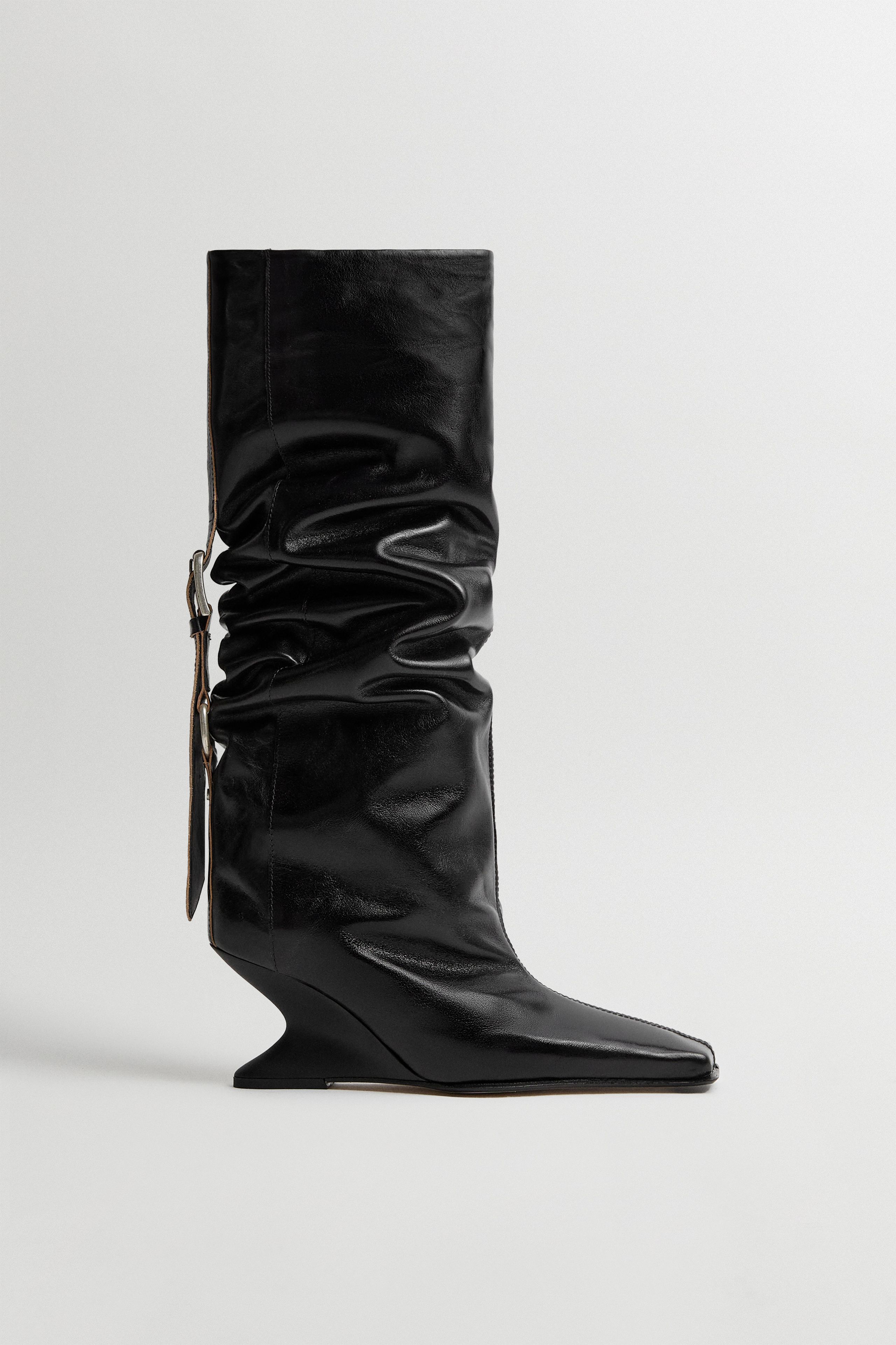 Mattie Black Tall Boots | Miista | Designed & Handmade in Europe