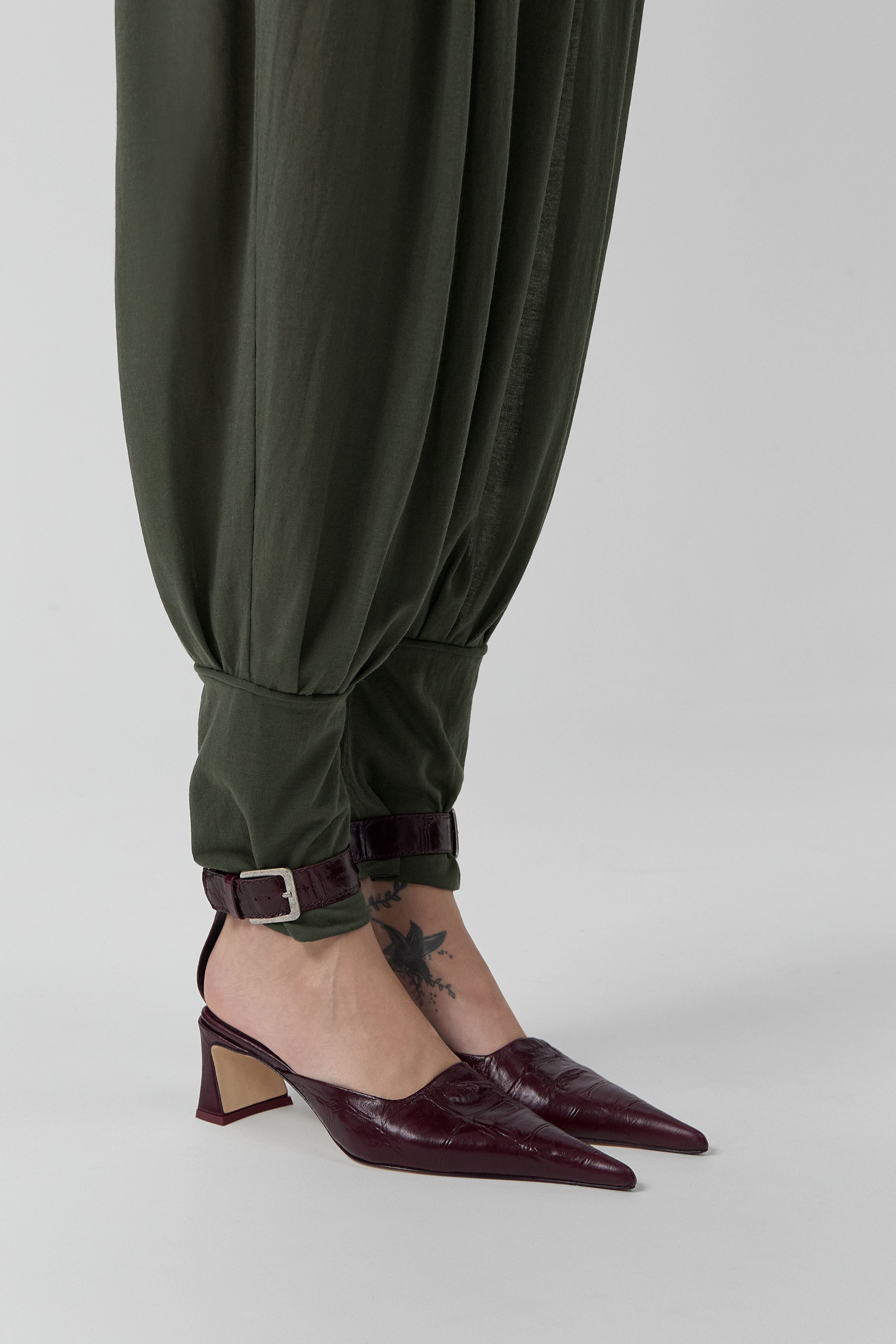 Qori Courts - Plum Croc Embossed Leather | Miista | Designed & Handmade in Europe