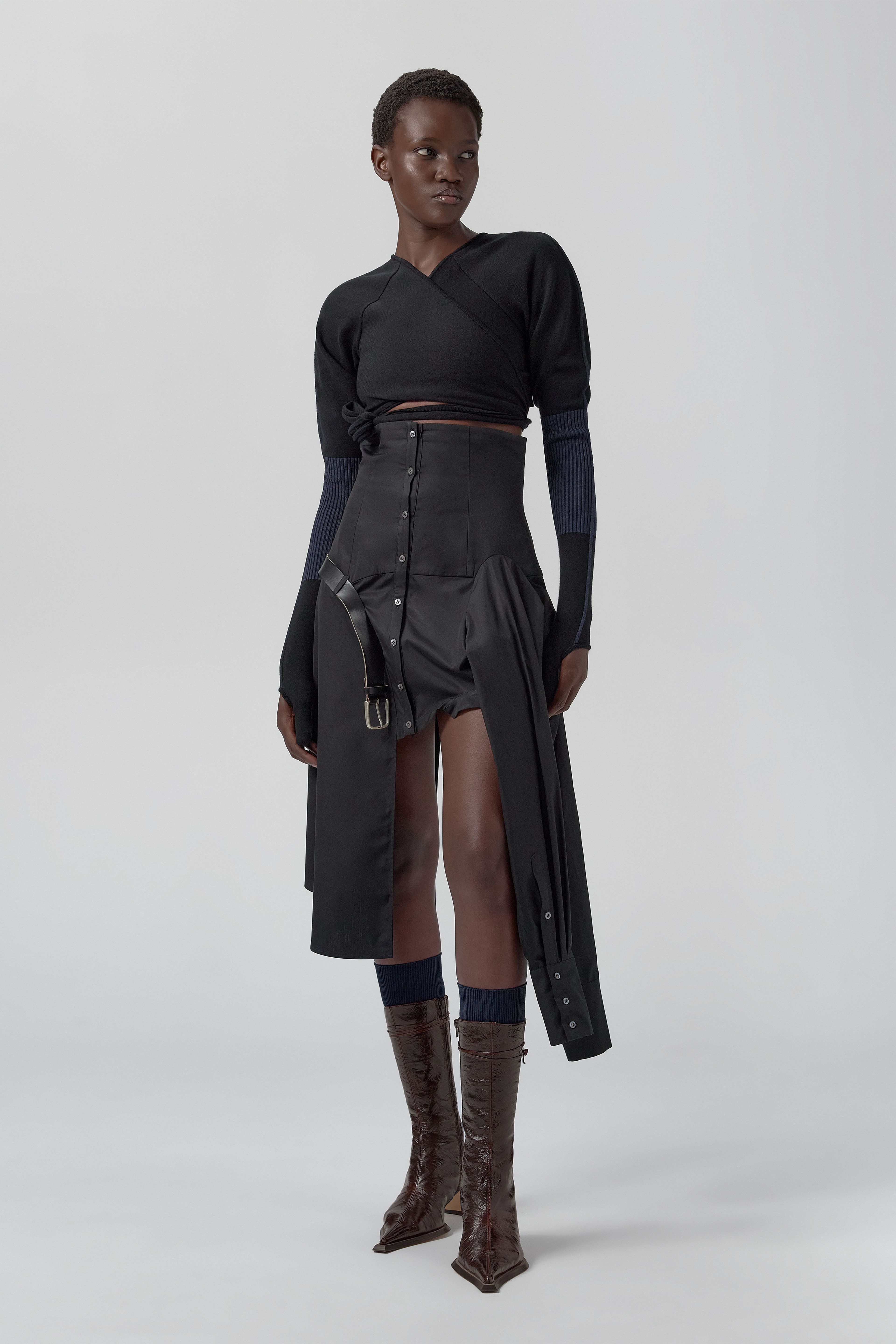Shelley Boots - Dark Brown Patent Leather | Miista | Designed & Handmade in Europe