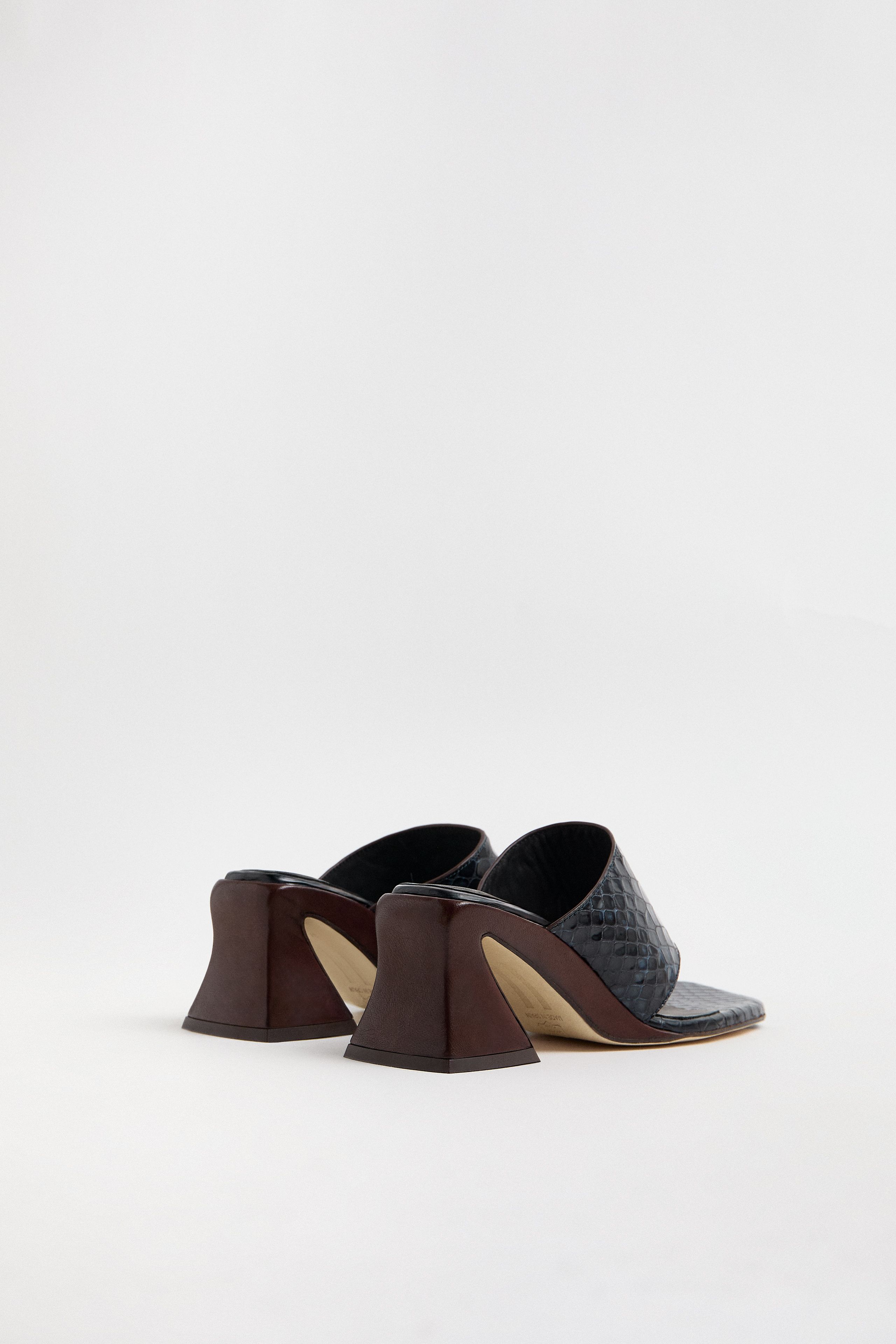 Ernie Navy Brown Snake Thonge Sandals | Miista | Designed & Handmade in Europe