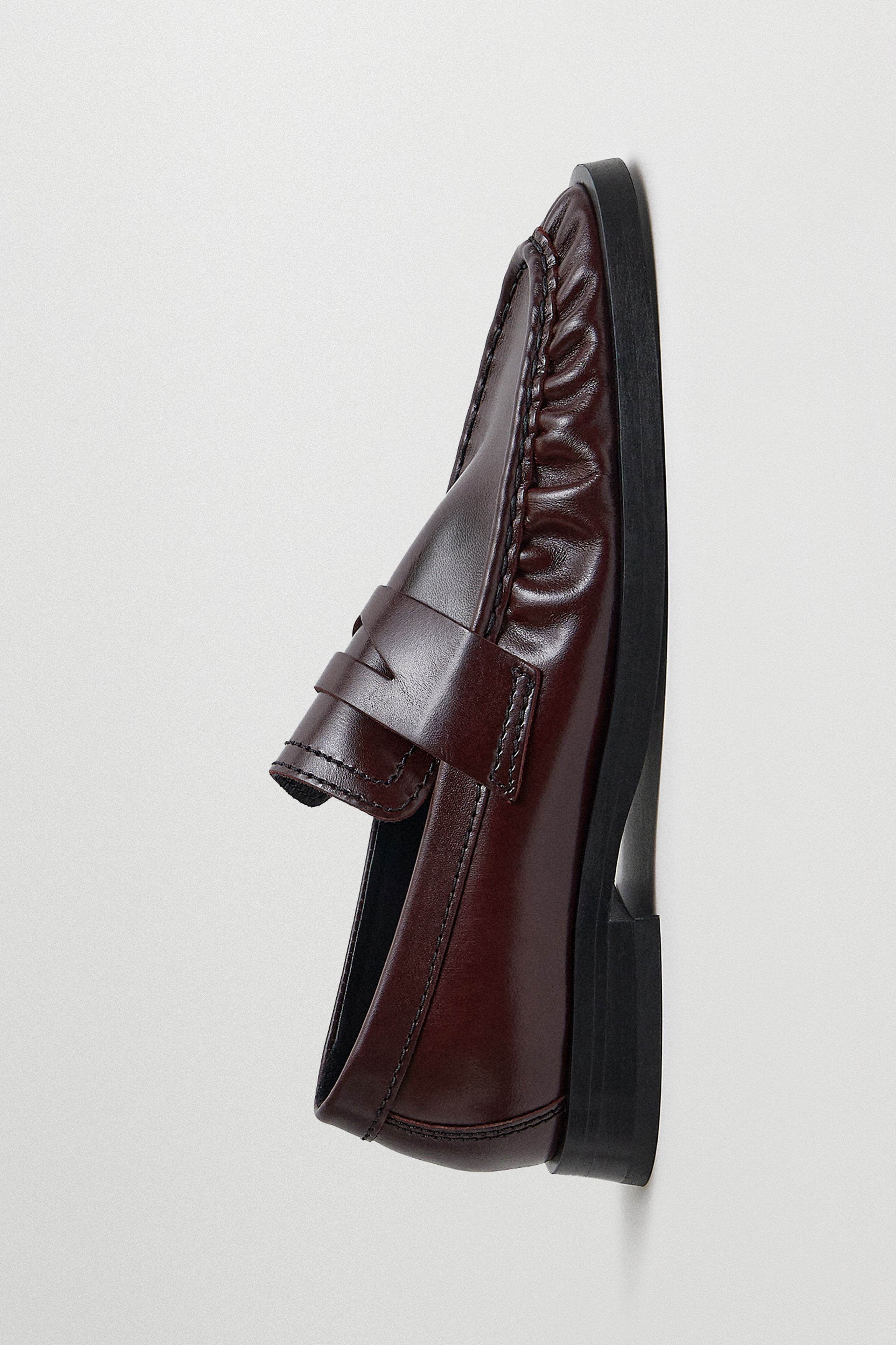 靴 miista LONDON Zita Brown Black Moccasin Loafers | Miista