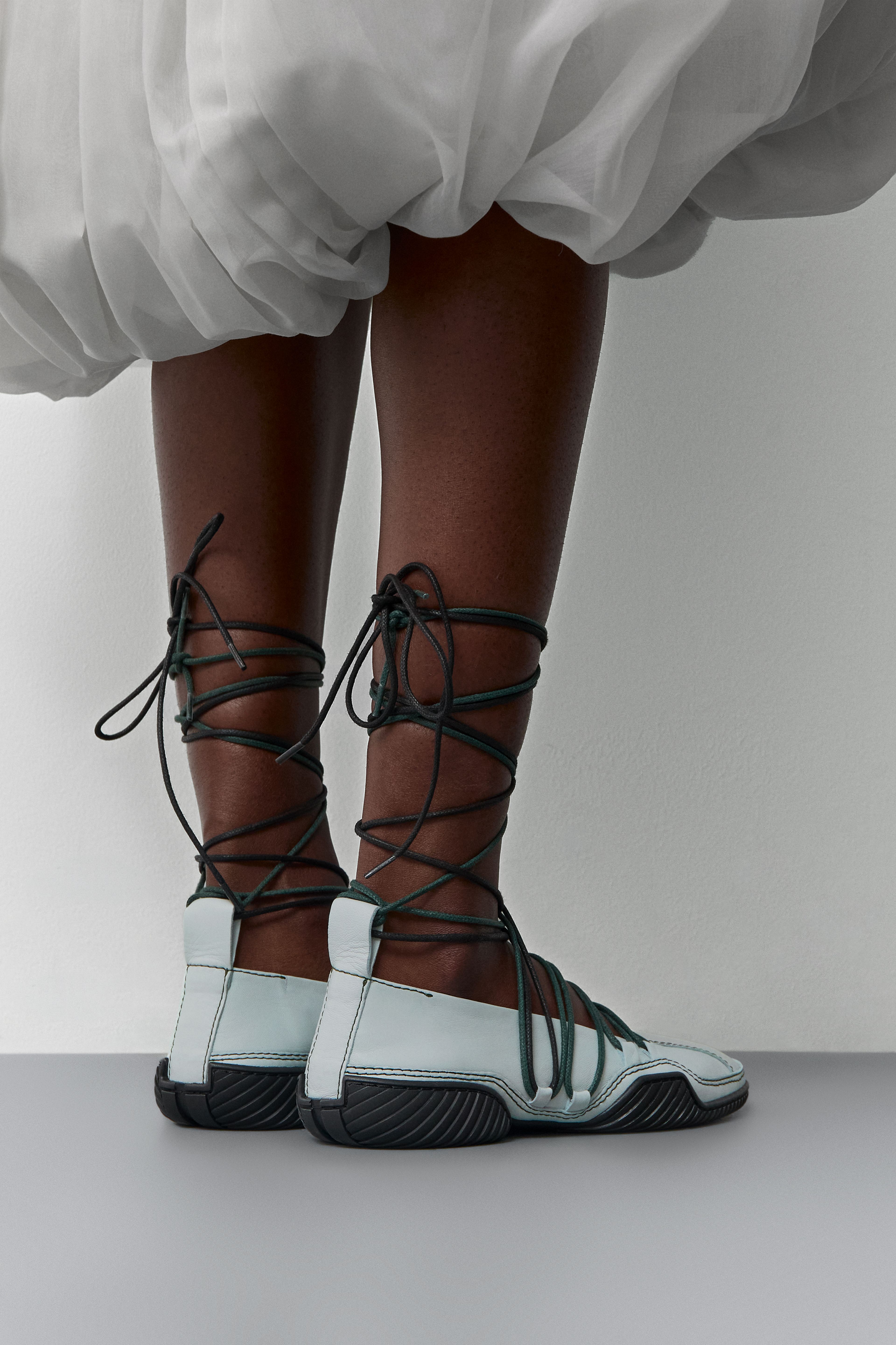 Norby Mint Lace Sneakers | Miista | Designed & Handmade in Europe