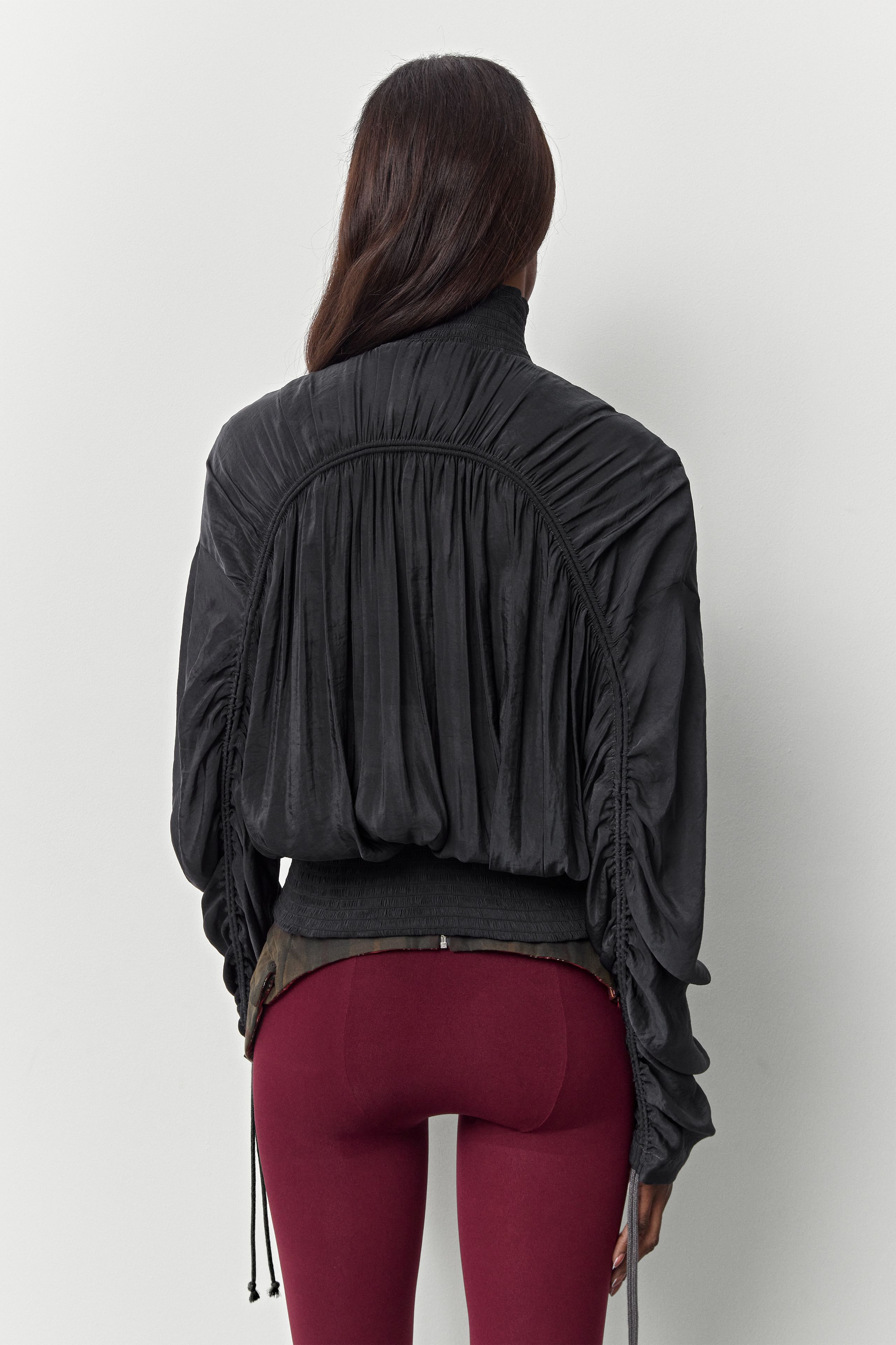 Mylla Black Zip Jacket | Miista | Designed & Handmade in Europe