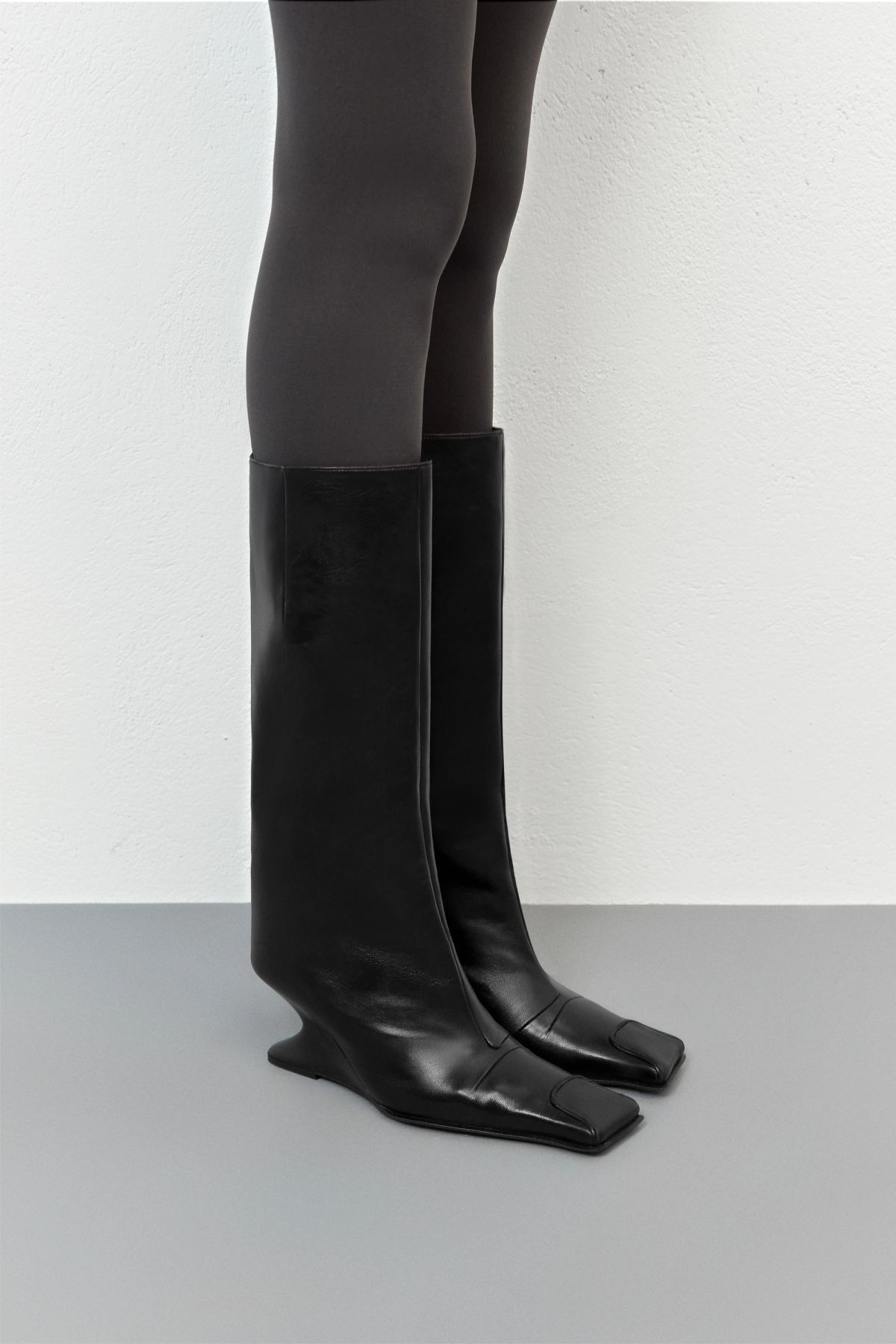 Ayleen Boots - Black Leather
