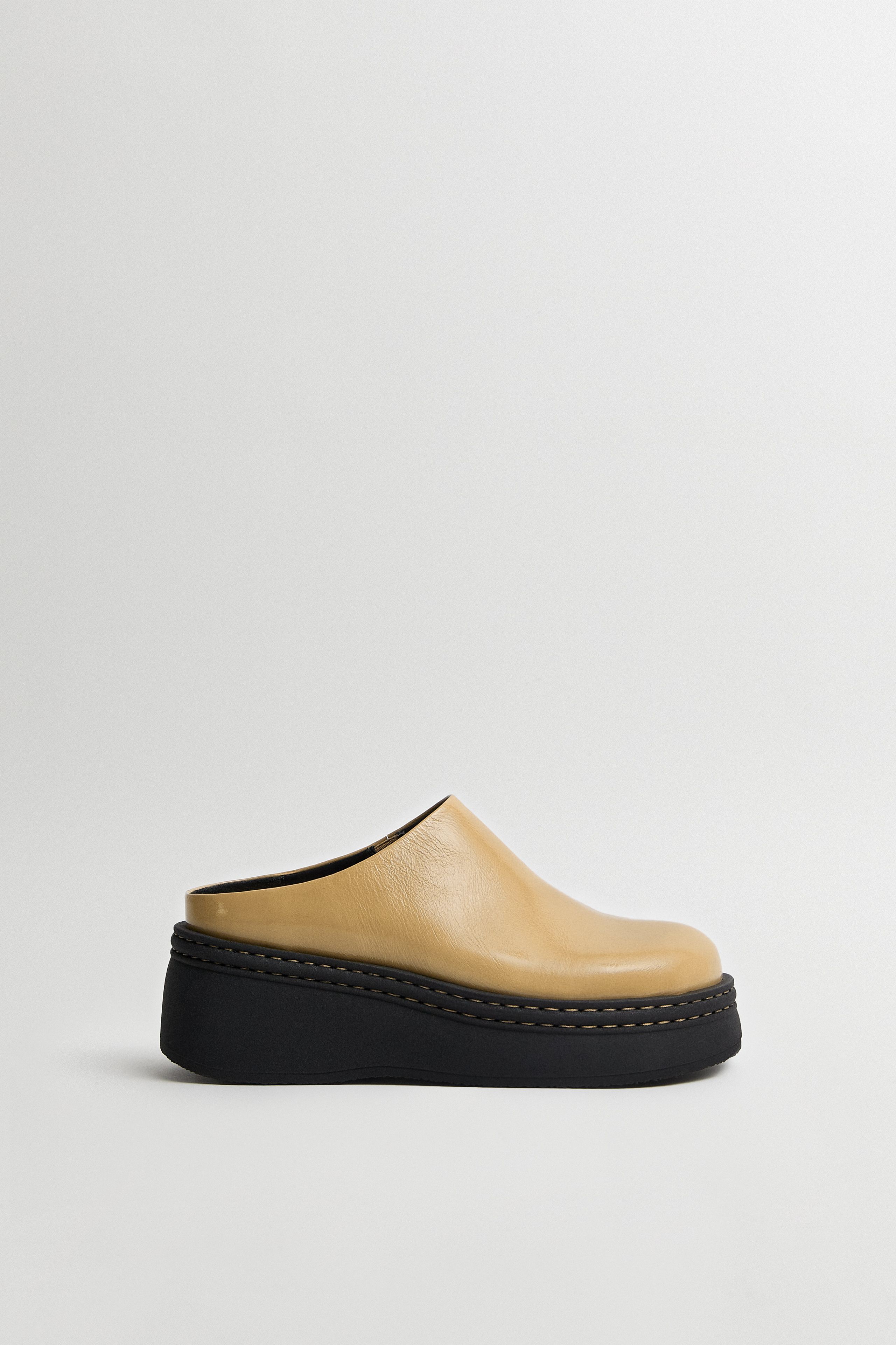 ドゥズィエムクラス 36 ミュール Kristi Mules - Toffee Crinkle Leather | Miista