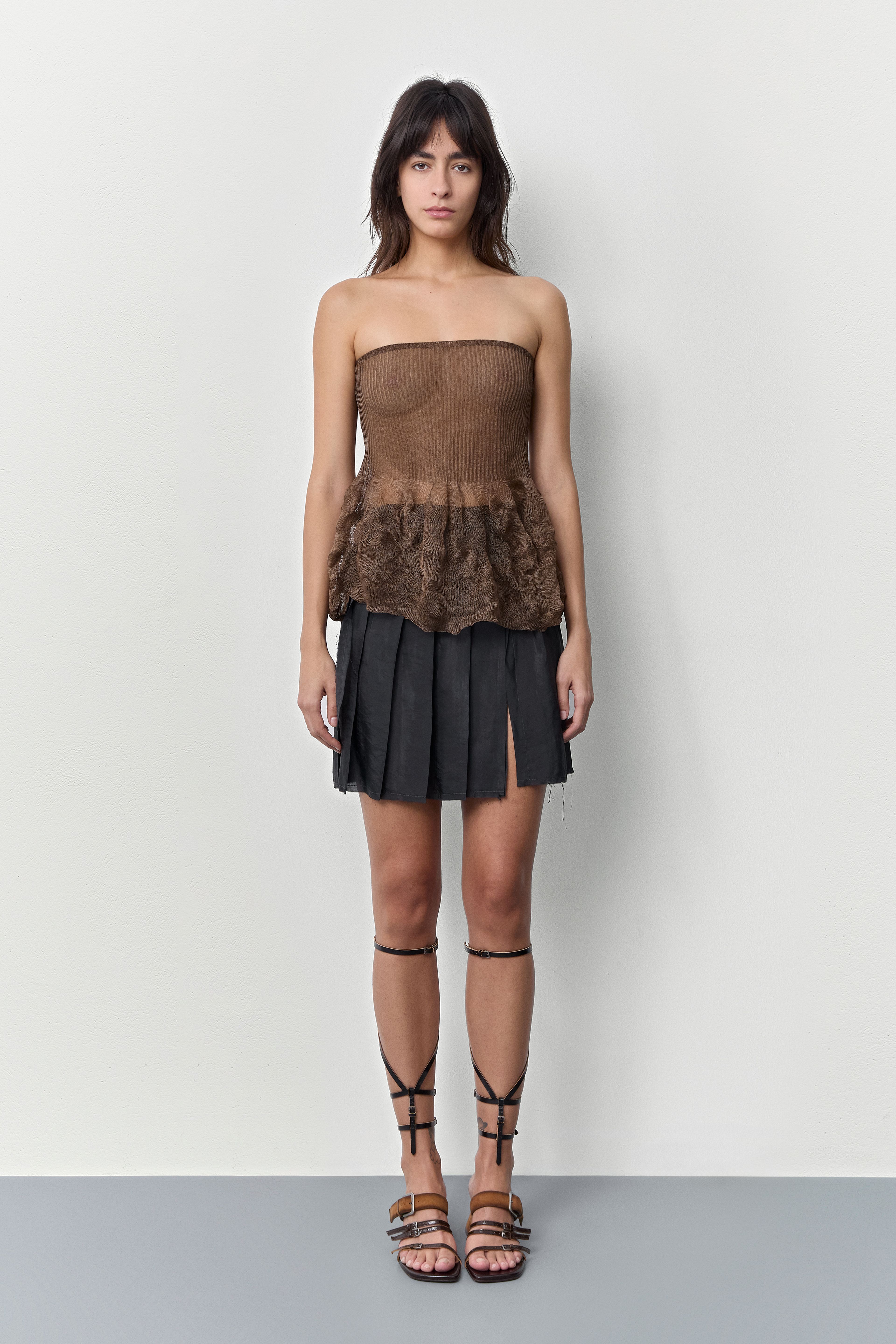 Aruna Tan Brown Strappy Sandals  | Miista | Designed & Handmade in Europe