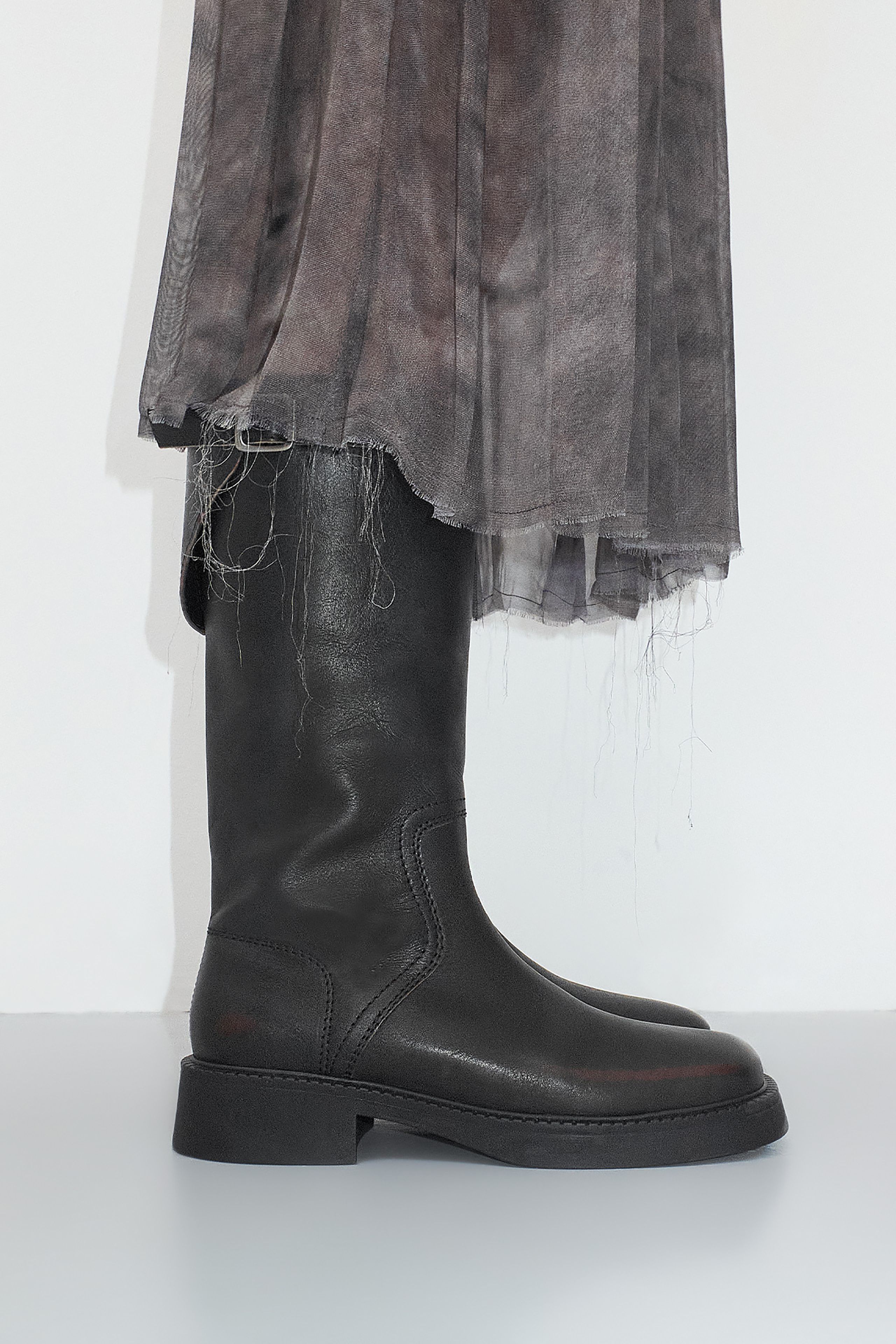 Marisa Brushed Brown Boots | Miista