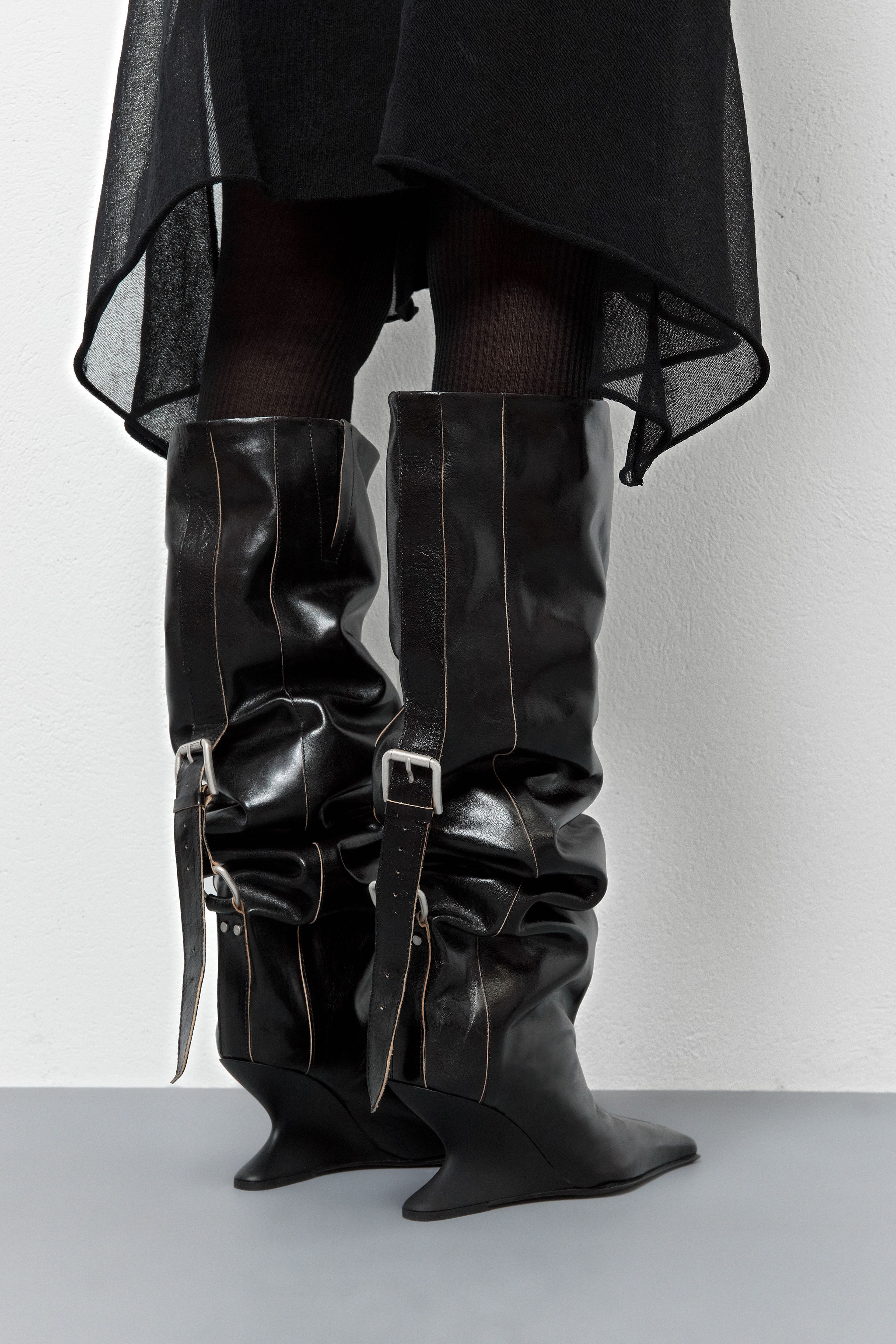 Mattie Black Tall Boots | Miista | Designed & Handmade in Europe