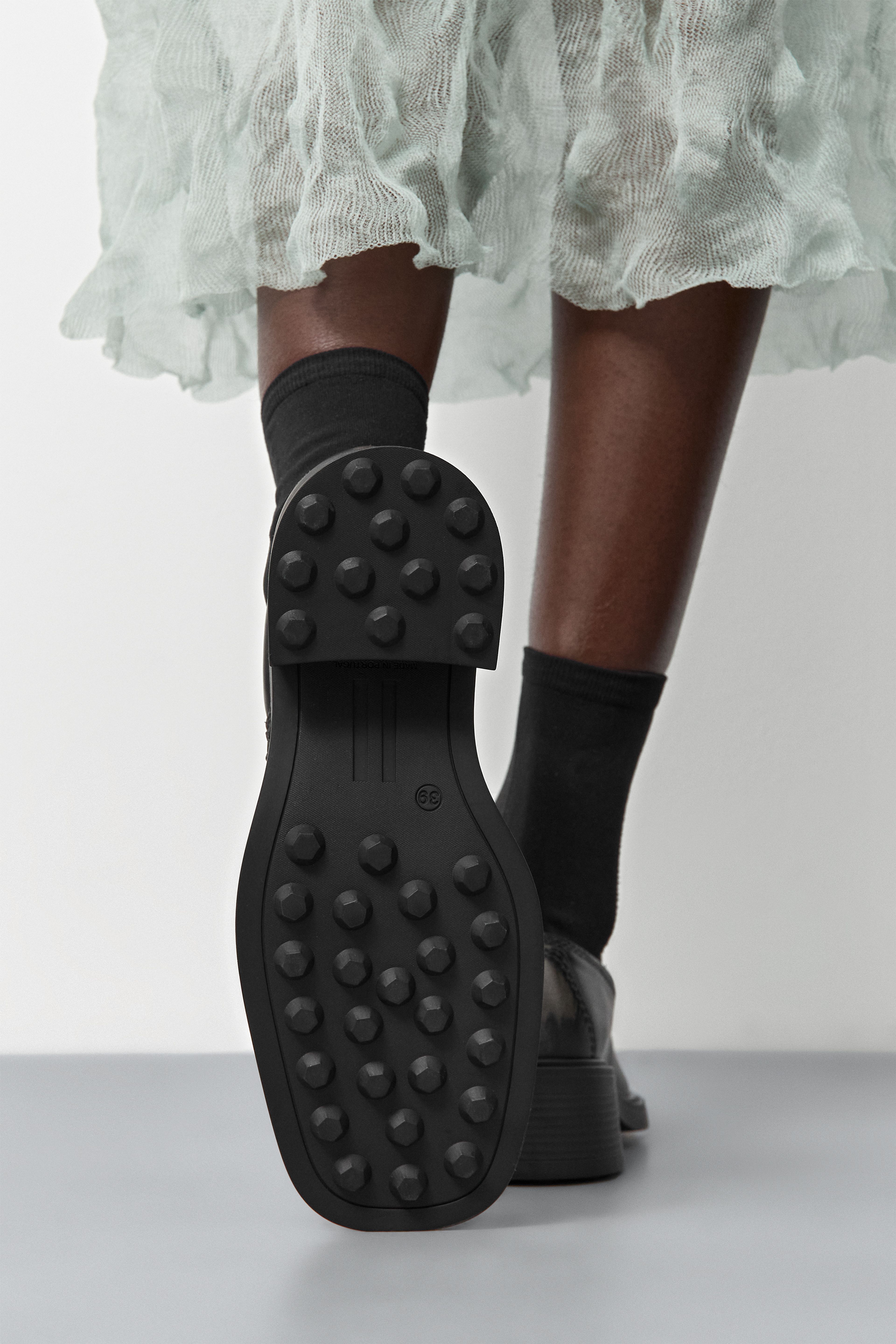 Eralia Brushed Grey Penny Loafers | Miista | Designed & Handmade in Europe