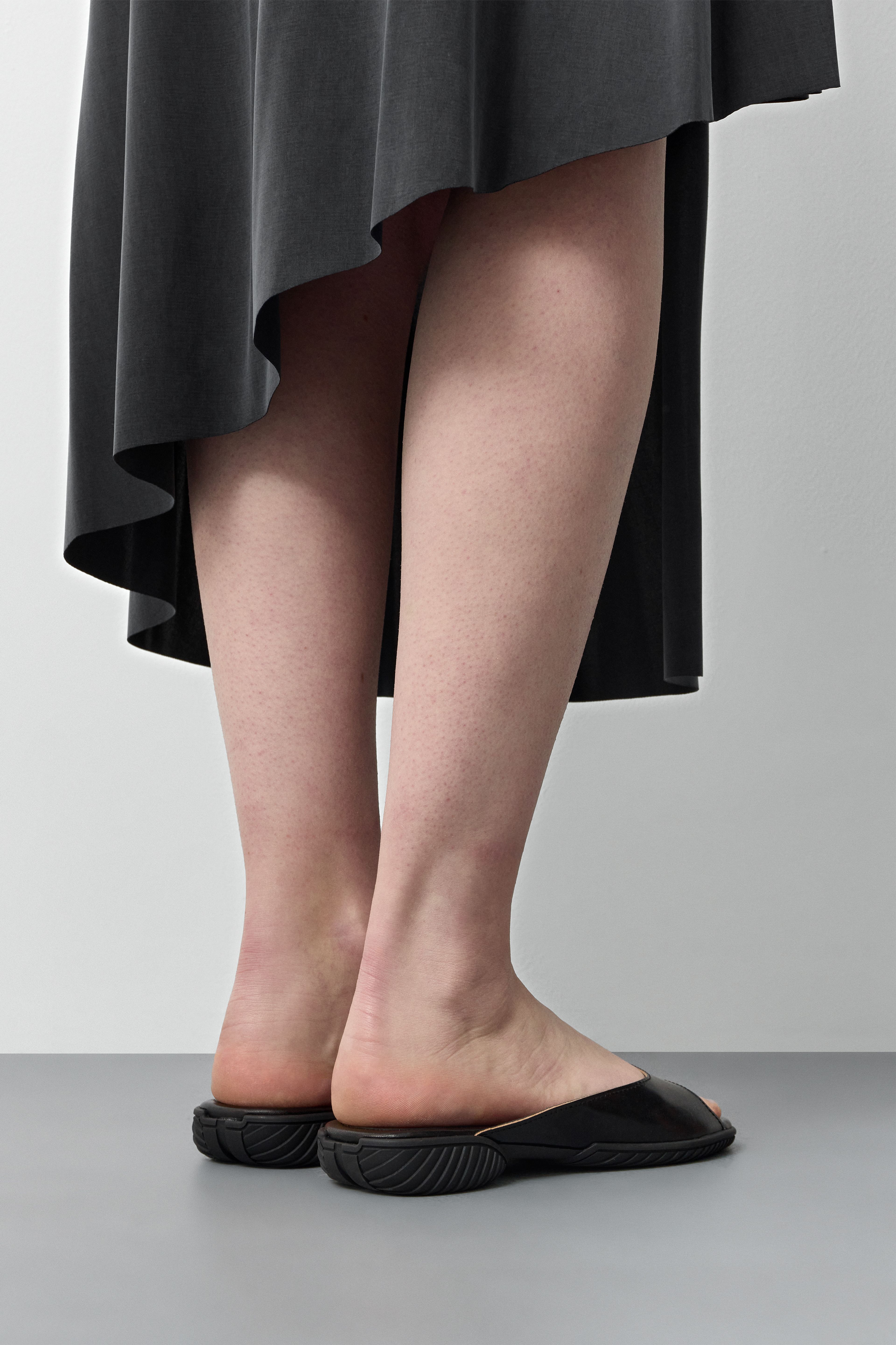 Yachay Black Slide Sandals | Miista | Designed & Handmade in Europe