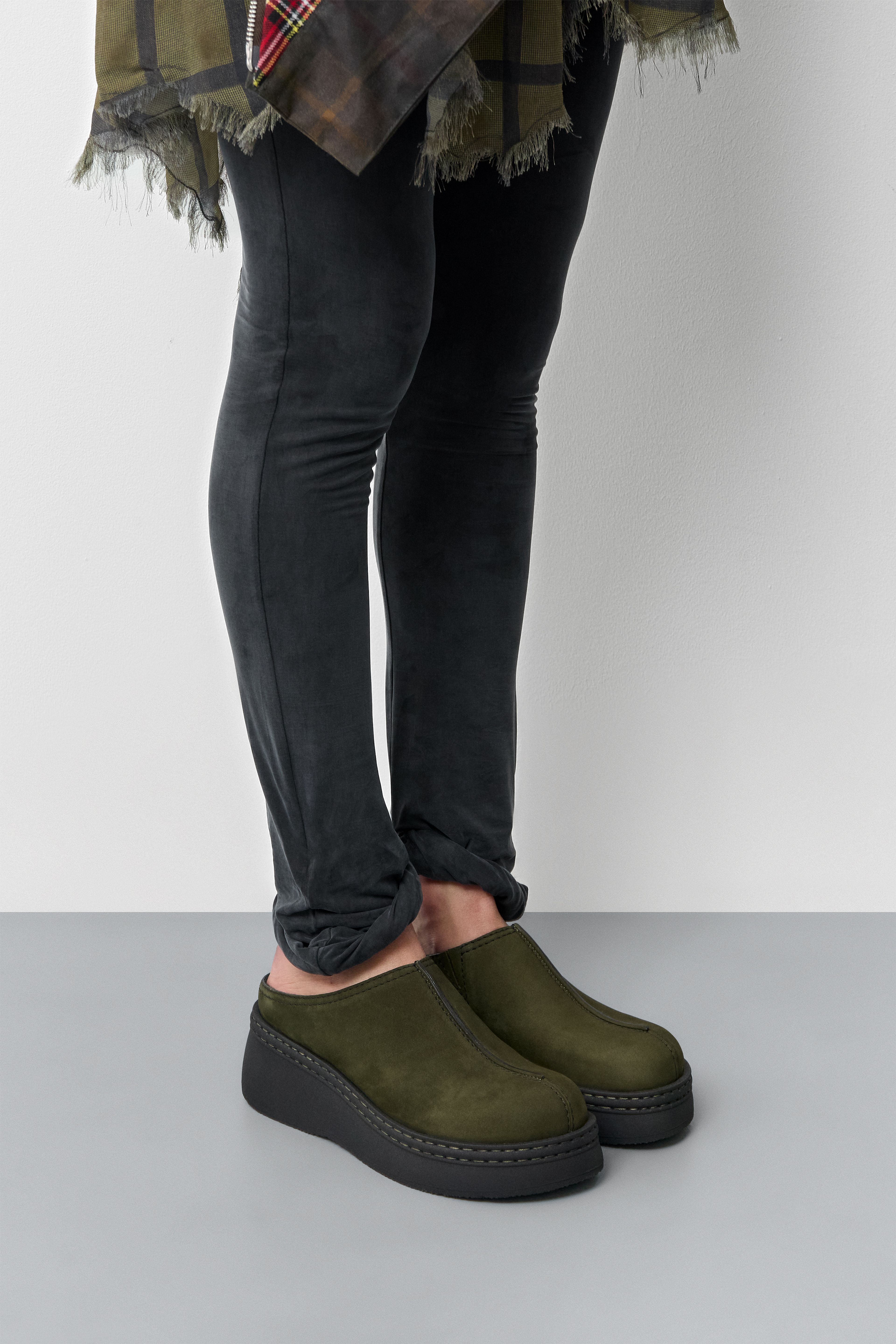Mego Khaki Mules | Miista | Designed & Handmade in Europe