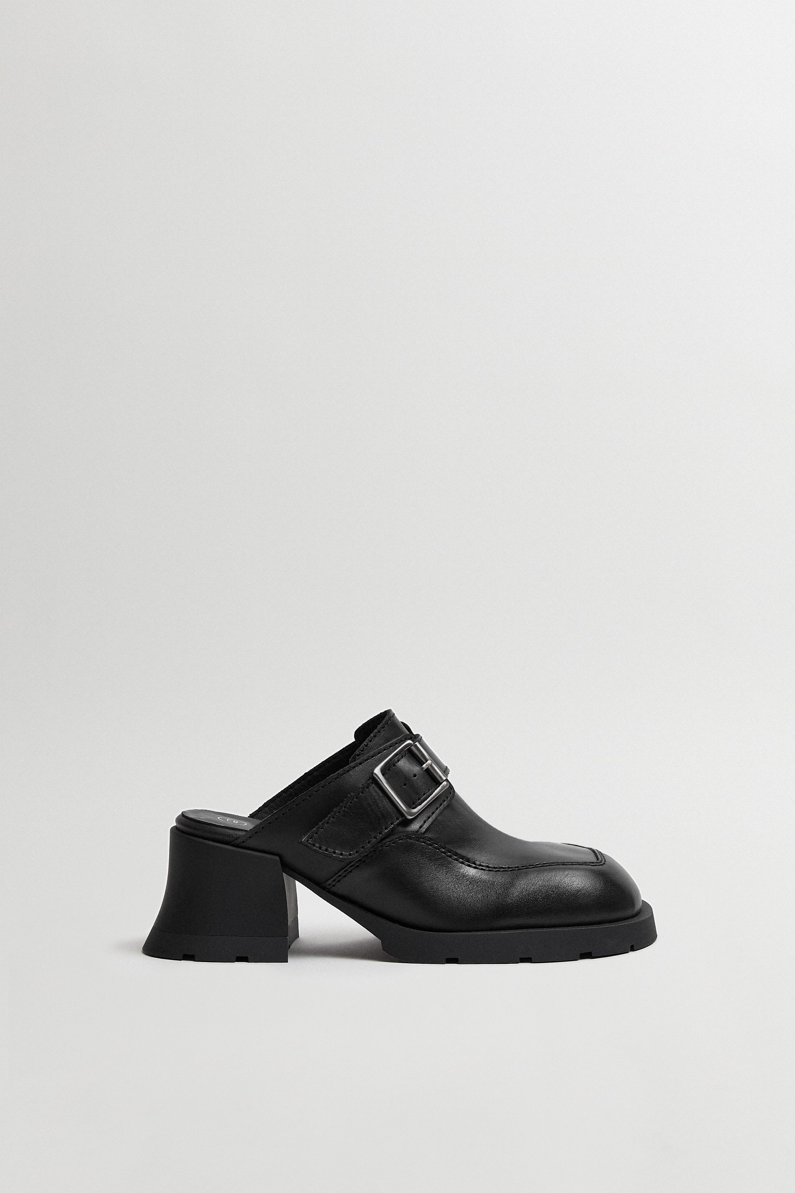Alanys Mules - Black Leather | Miista