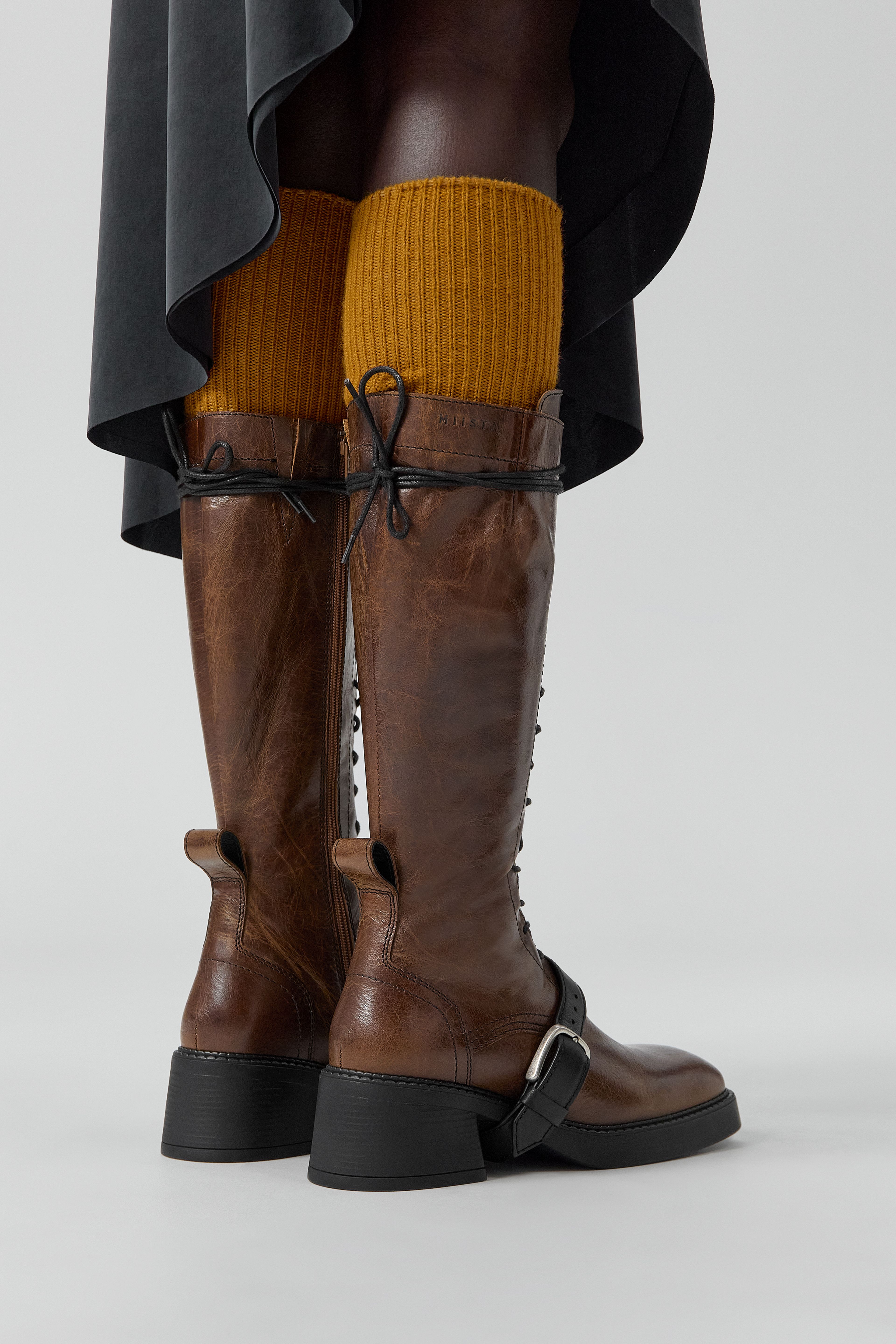 Iwona Boots  - Tan Leather | Miista | Designed & Handmade in Europe
