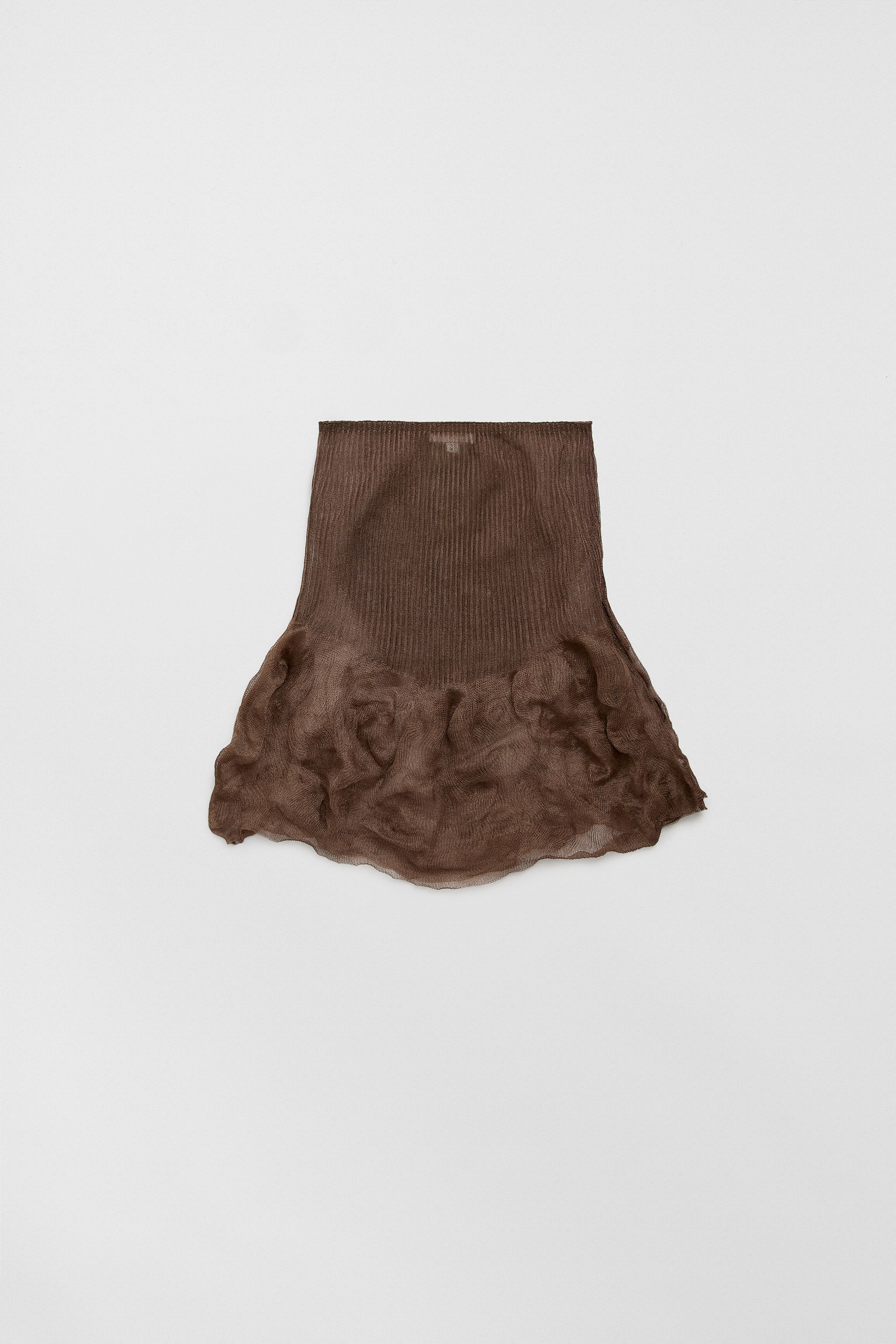 Felisa Dark Brown Knitted Top | Miista | Designed & Handmade in Europe