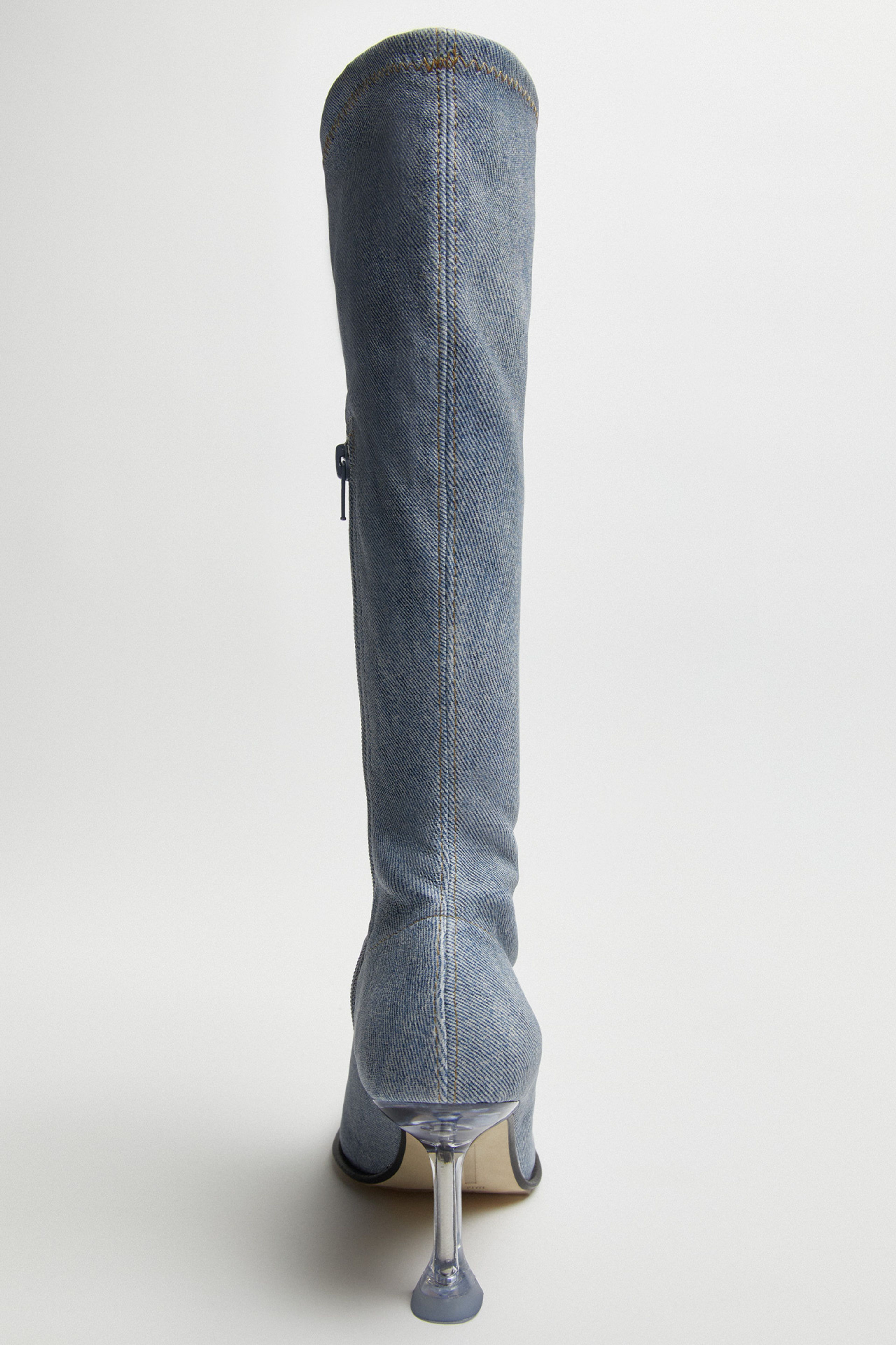 Carlita Denim Tall Boots | Miista Europe | Made in Spain