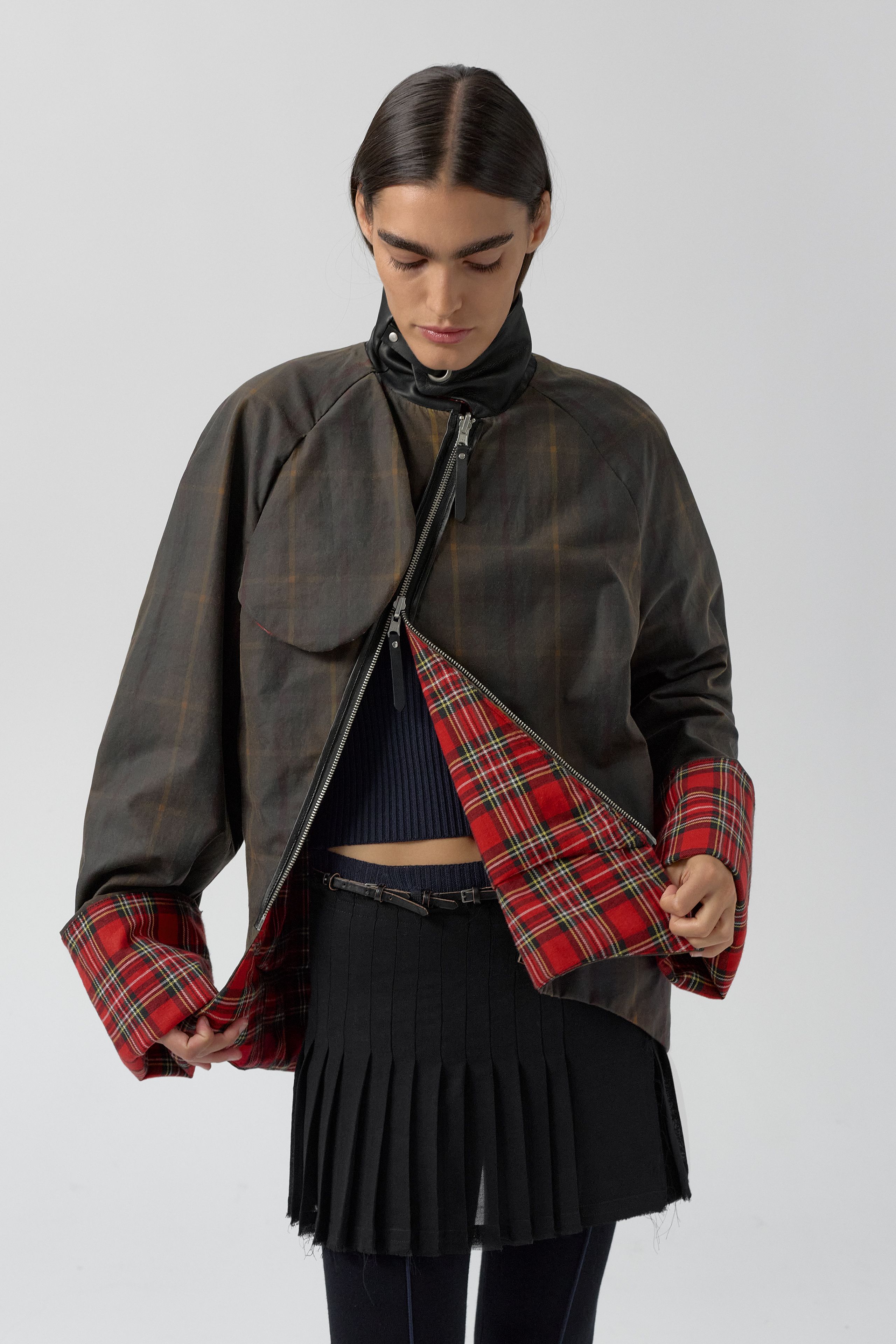 Ofelia Jacket - Brown Cotton | Miista | Designed & Handmade in Europe