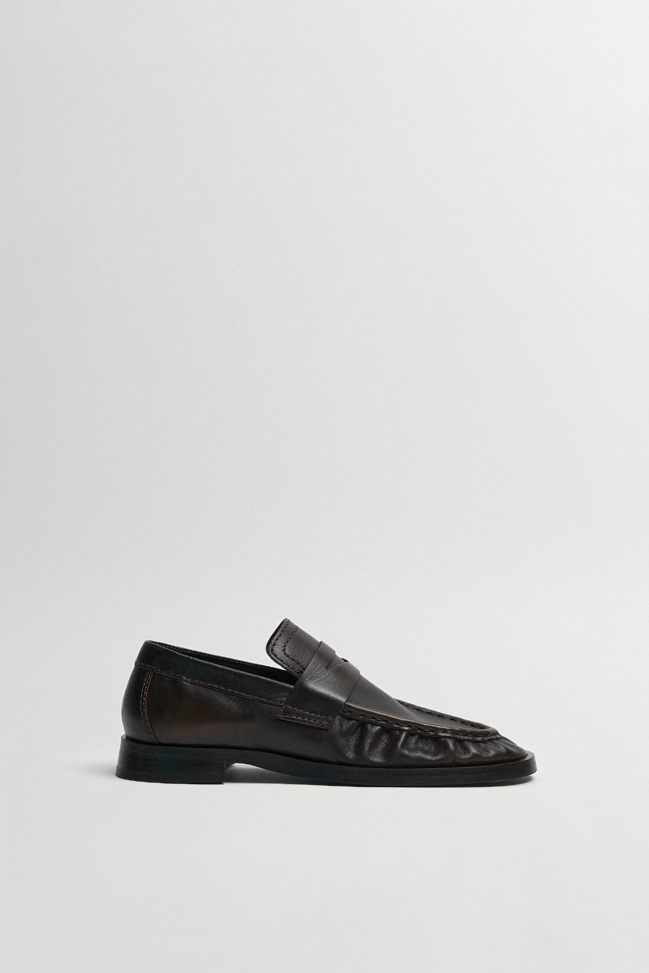 Zita Brown Black Moccasin Loafers | Designed & Handmade in Europe