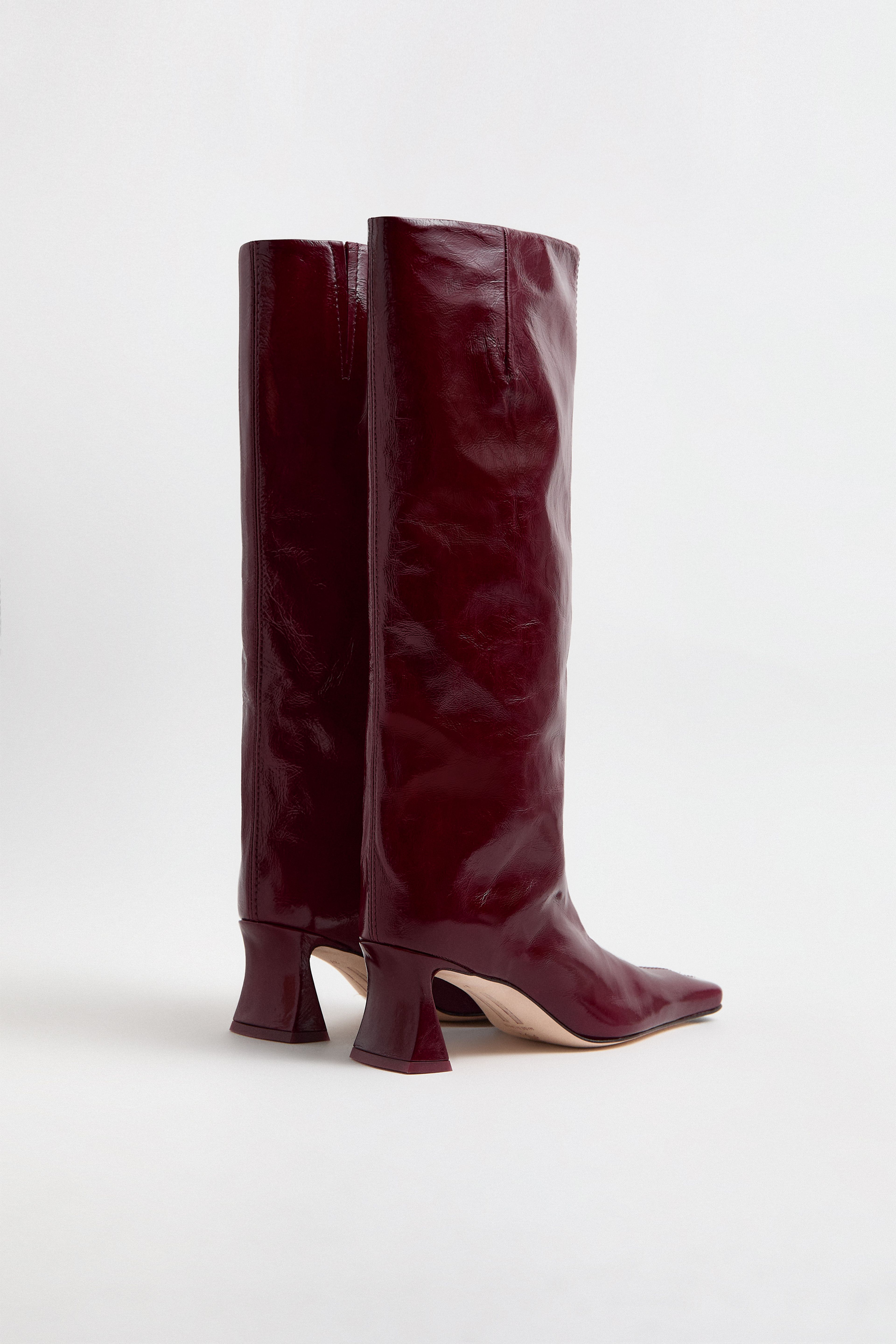 Bluma Burgundy Tall Boots | Miista | Designed & Handmade in Europe