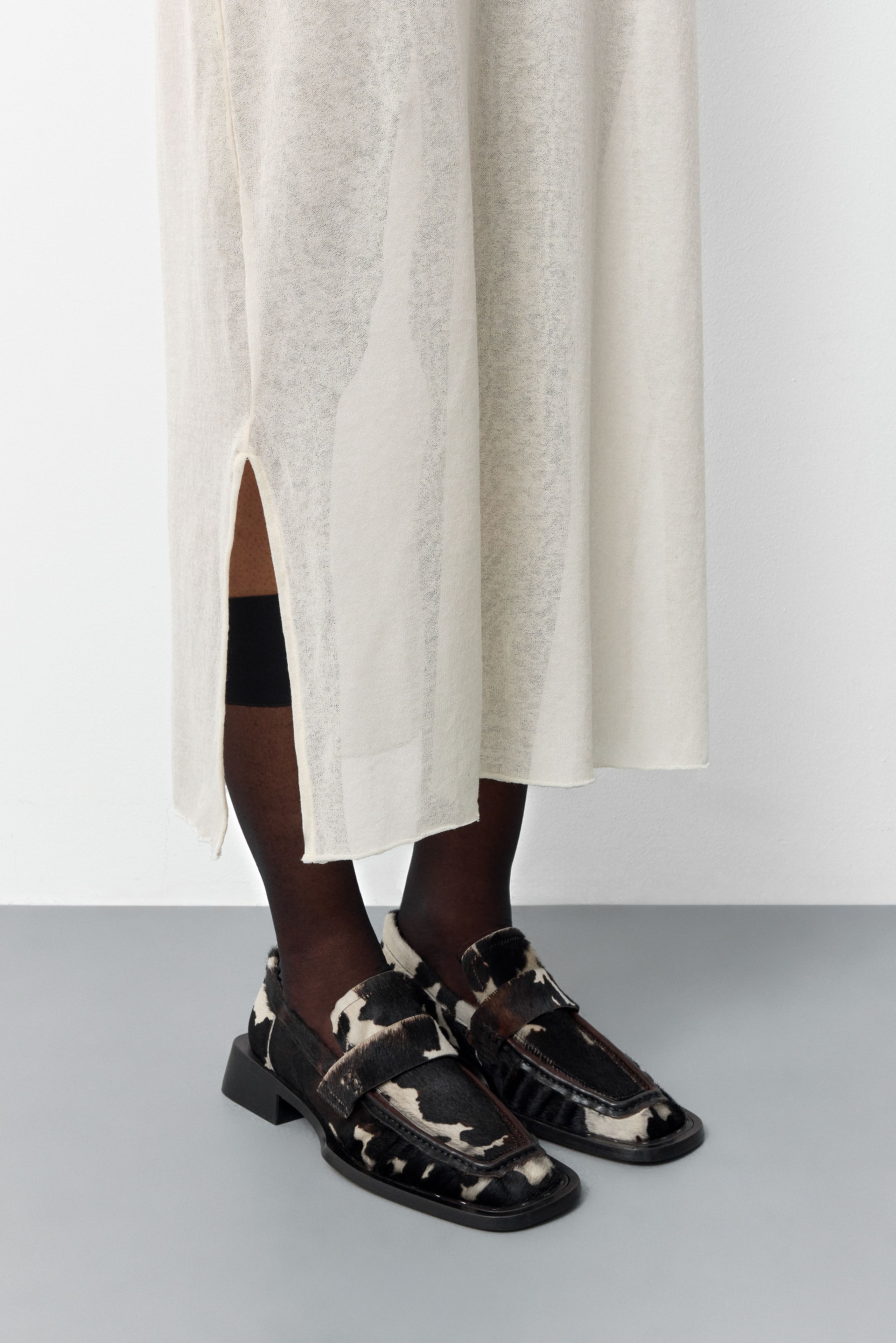 Airi Loafers - Cow Print Ponyhair Leather | Miista