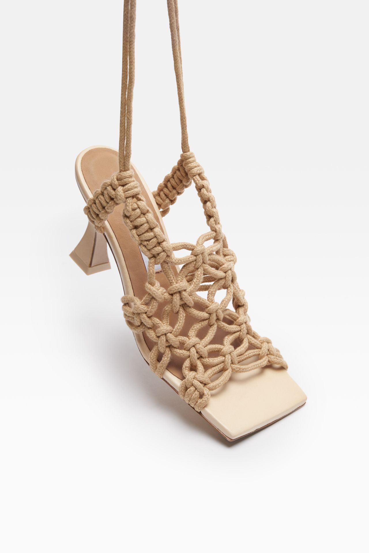 Stephanie Beige Sandals | Miista