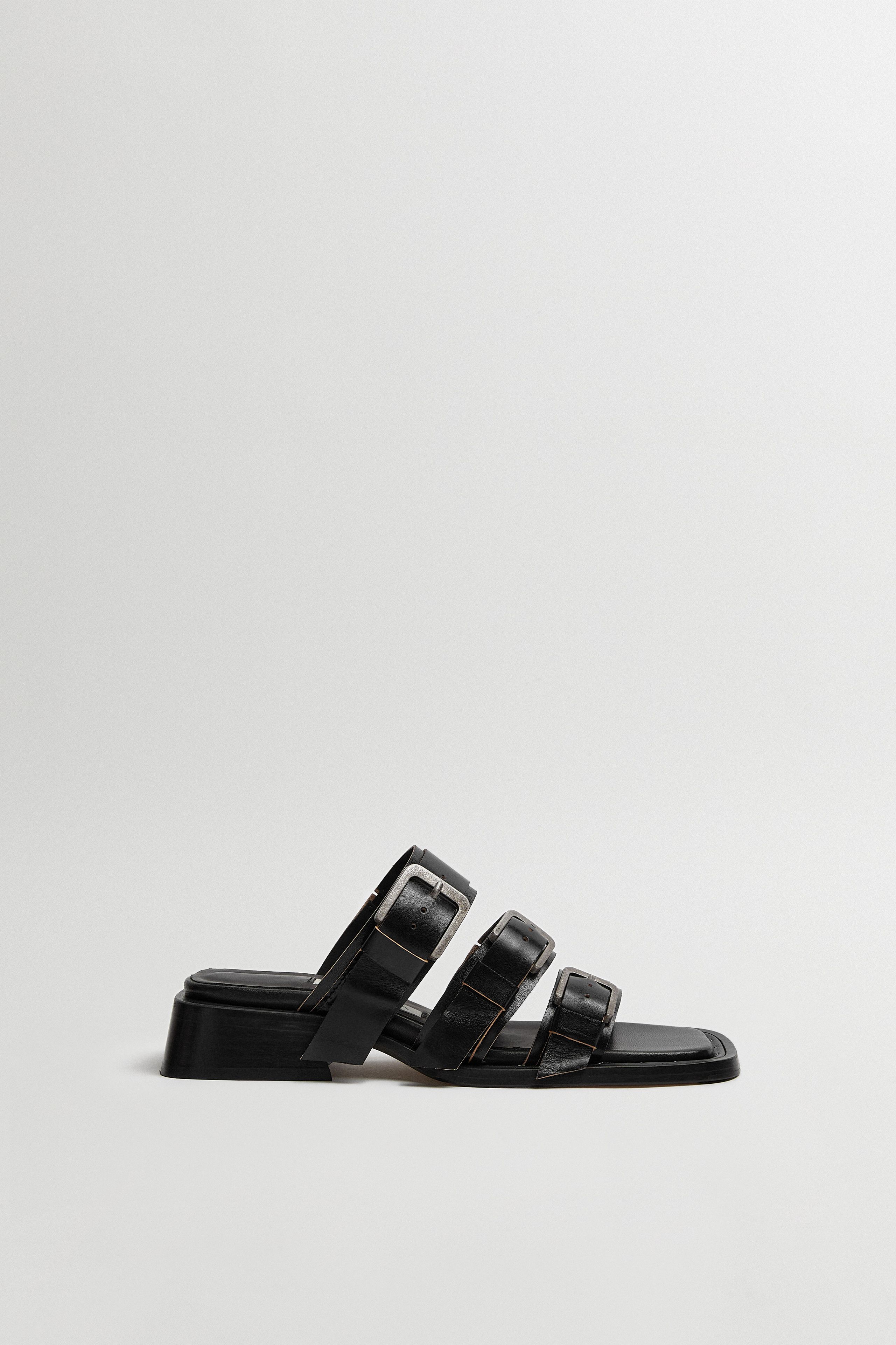 Lordette Black Buckled Sandals | Miista | Designed & Handmade in Europe