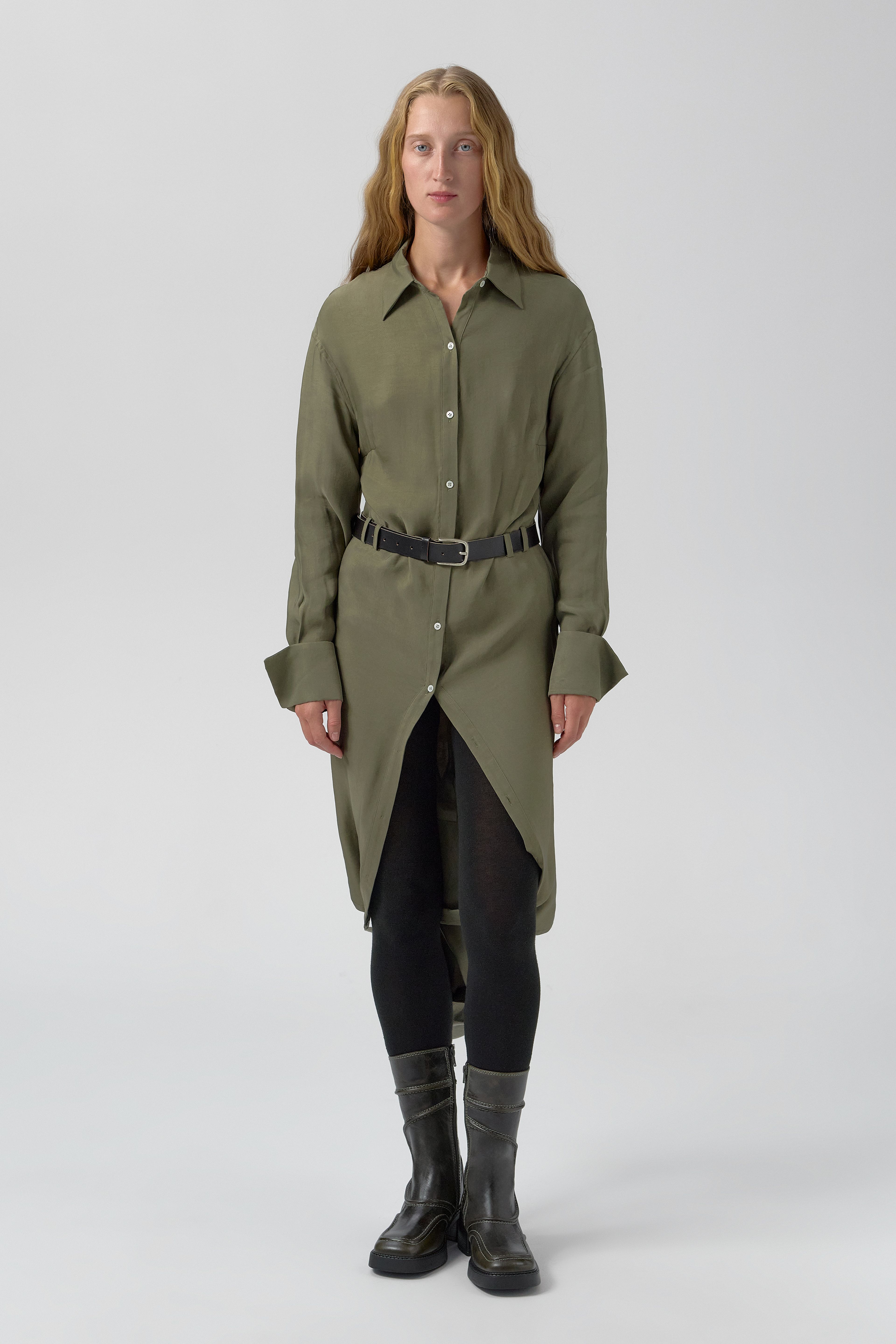 Malene Boots - Khaki Leather | Miista | Designed & Handmade in Europe