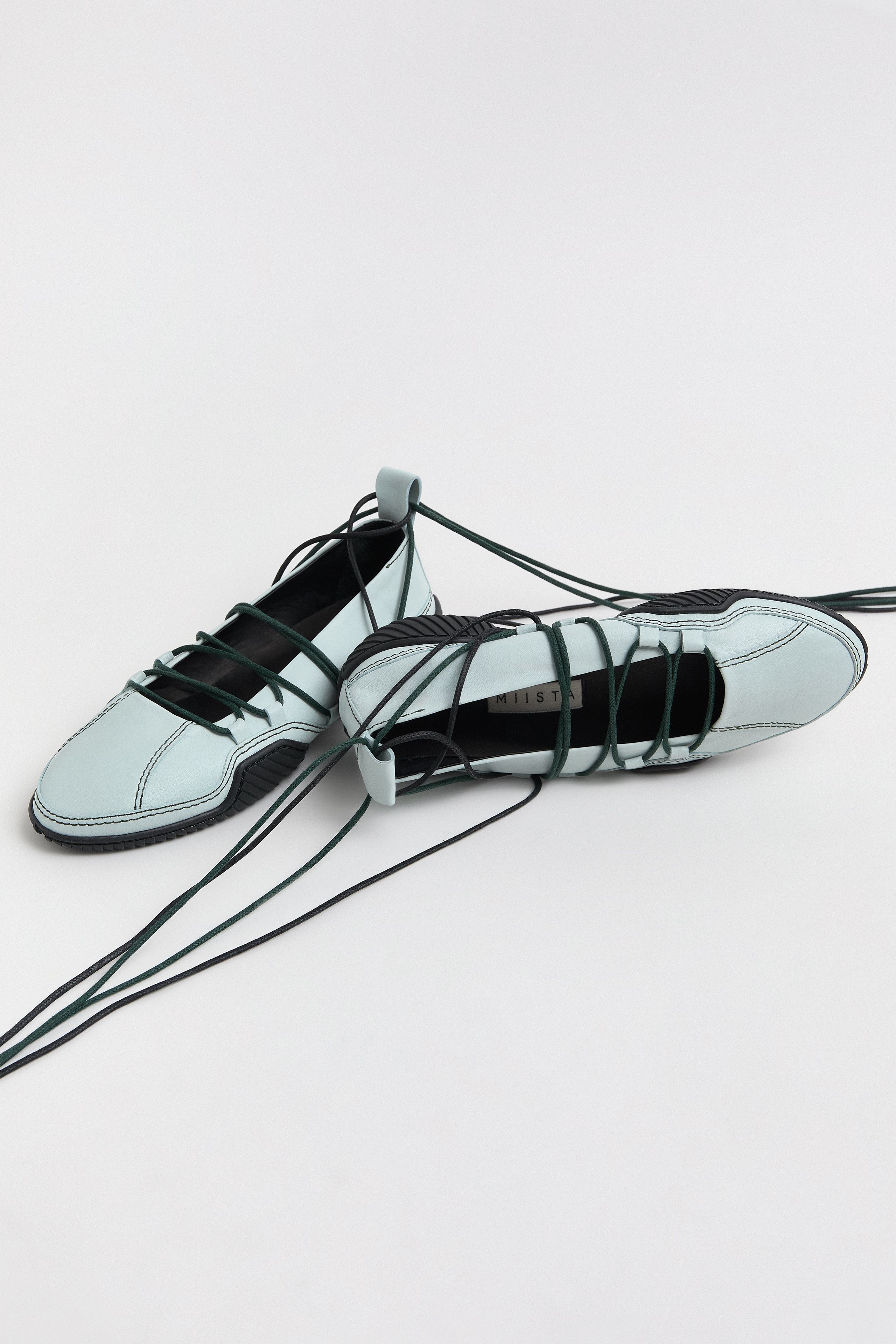 Norby Ballerinas - Mint Leather | Miista