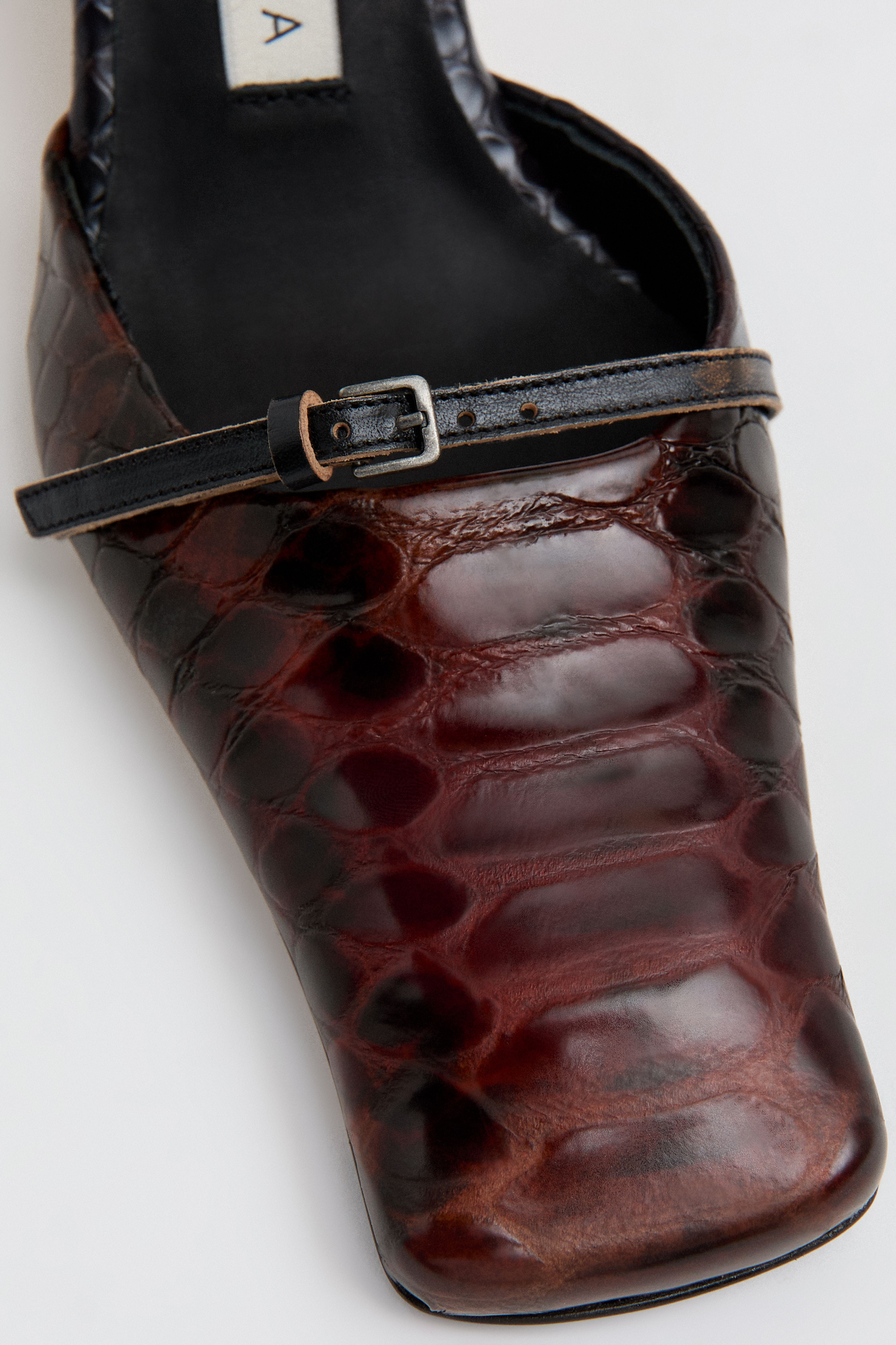 Agna Courts - Tan Snake Embossed Leather | Miista | Designed & Handmade in Europe