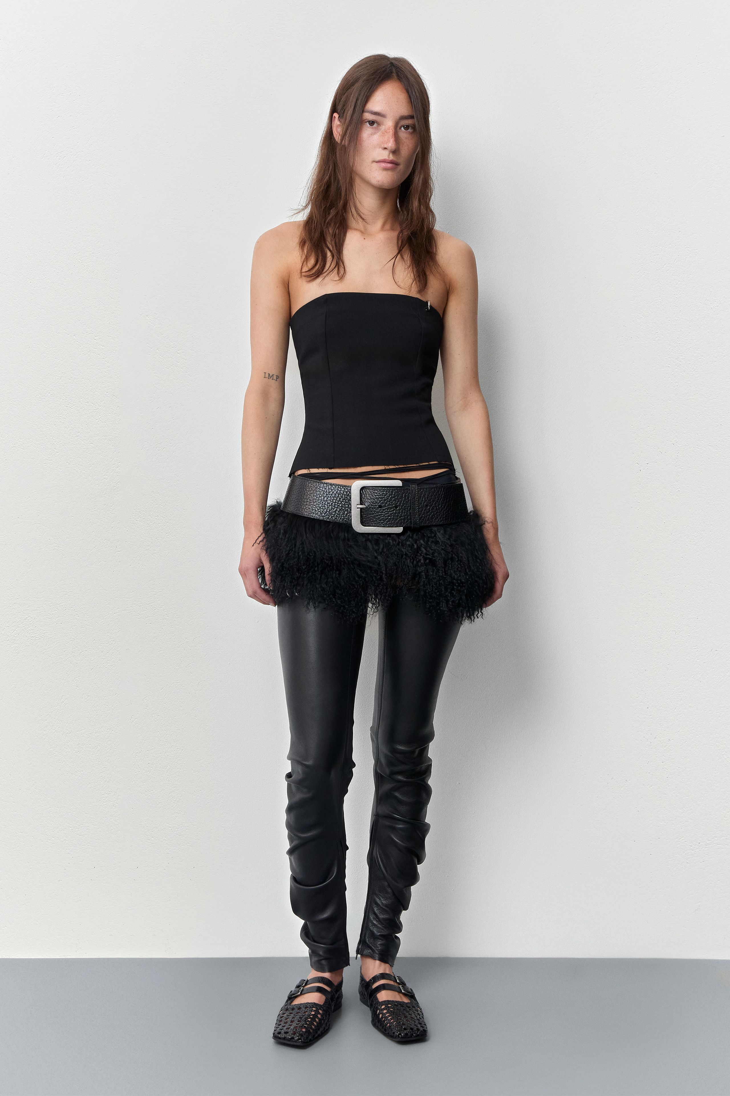 Phillys Black Leather Legs | Miista | Designed & Handmade in Europe