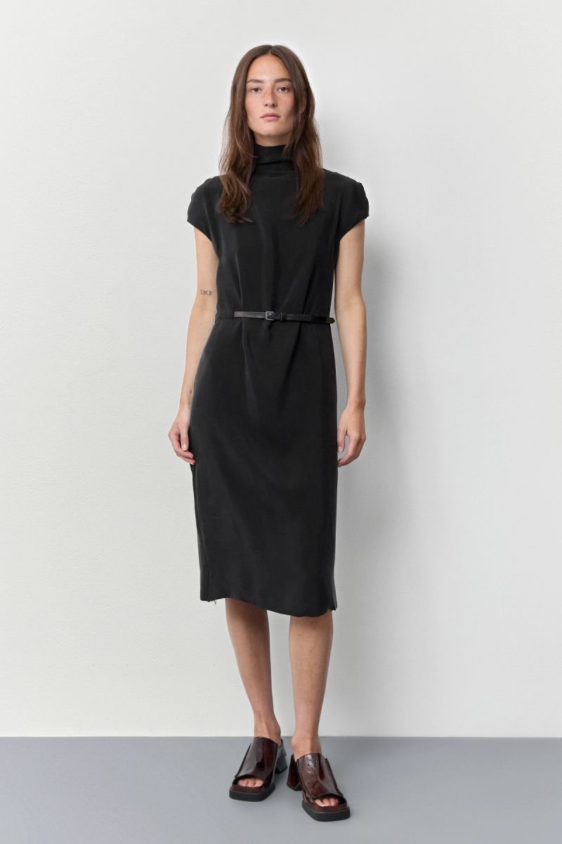 Zinna Black Backless Dress