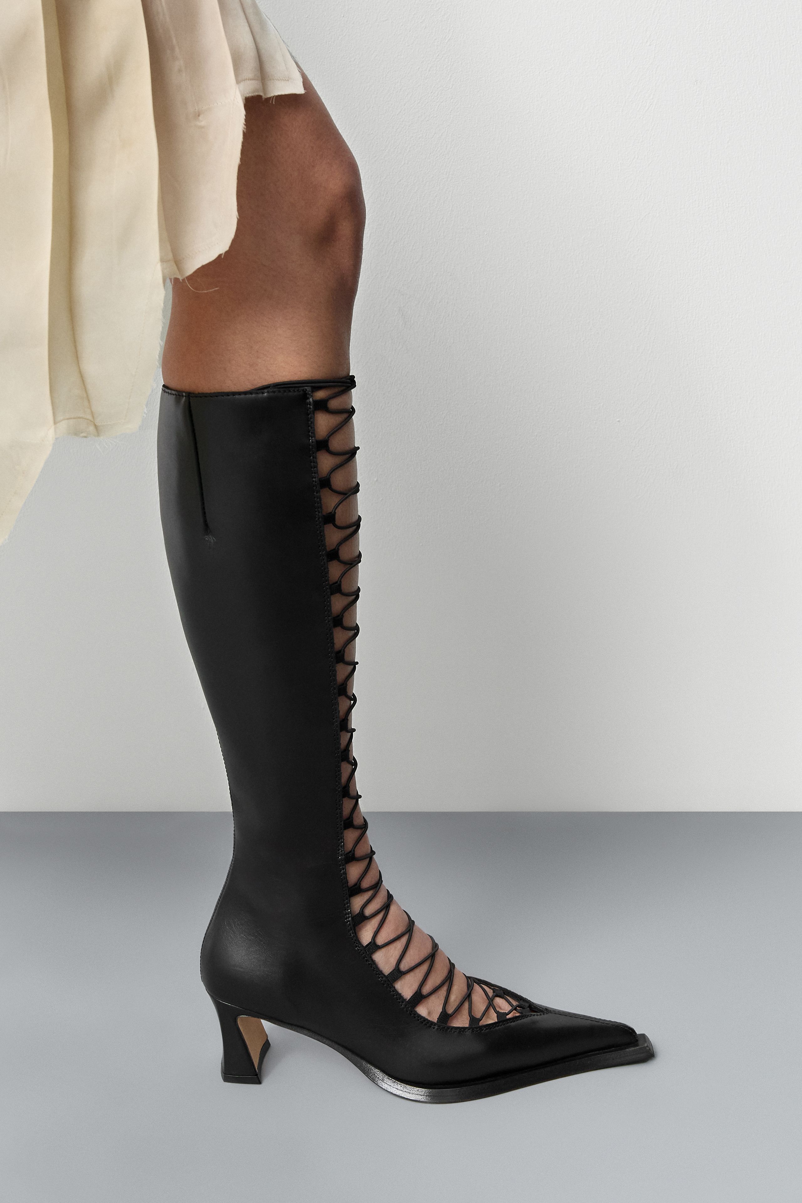 Miista Melinda Boots - Black Leather